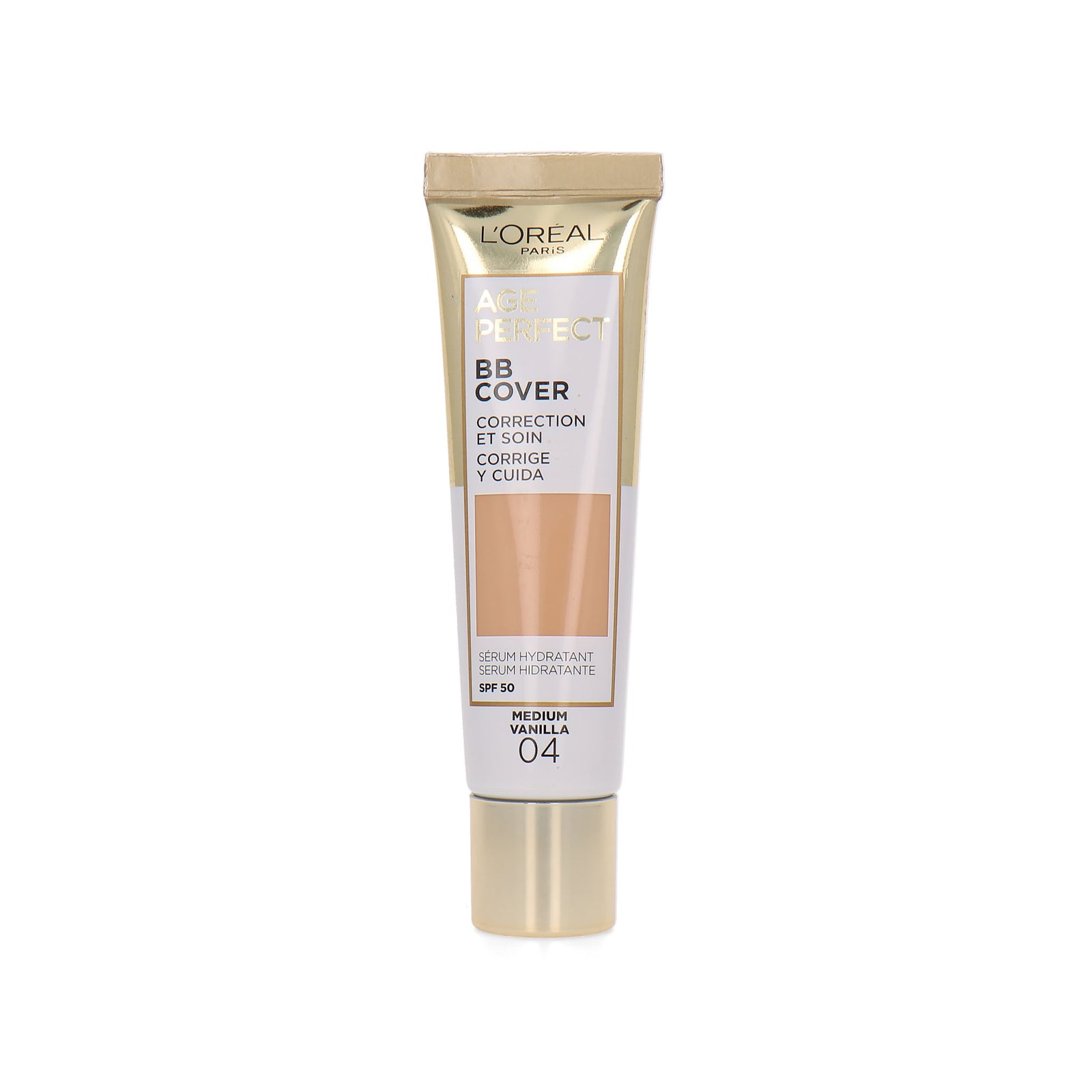 L'Oréal Age Perfect BB Cover Cream - 04 Medium Vanilla (SPF 50)