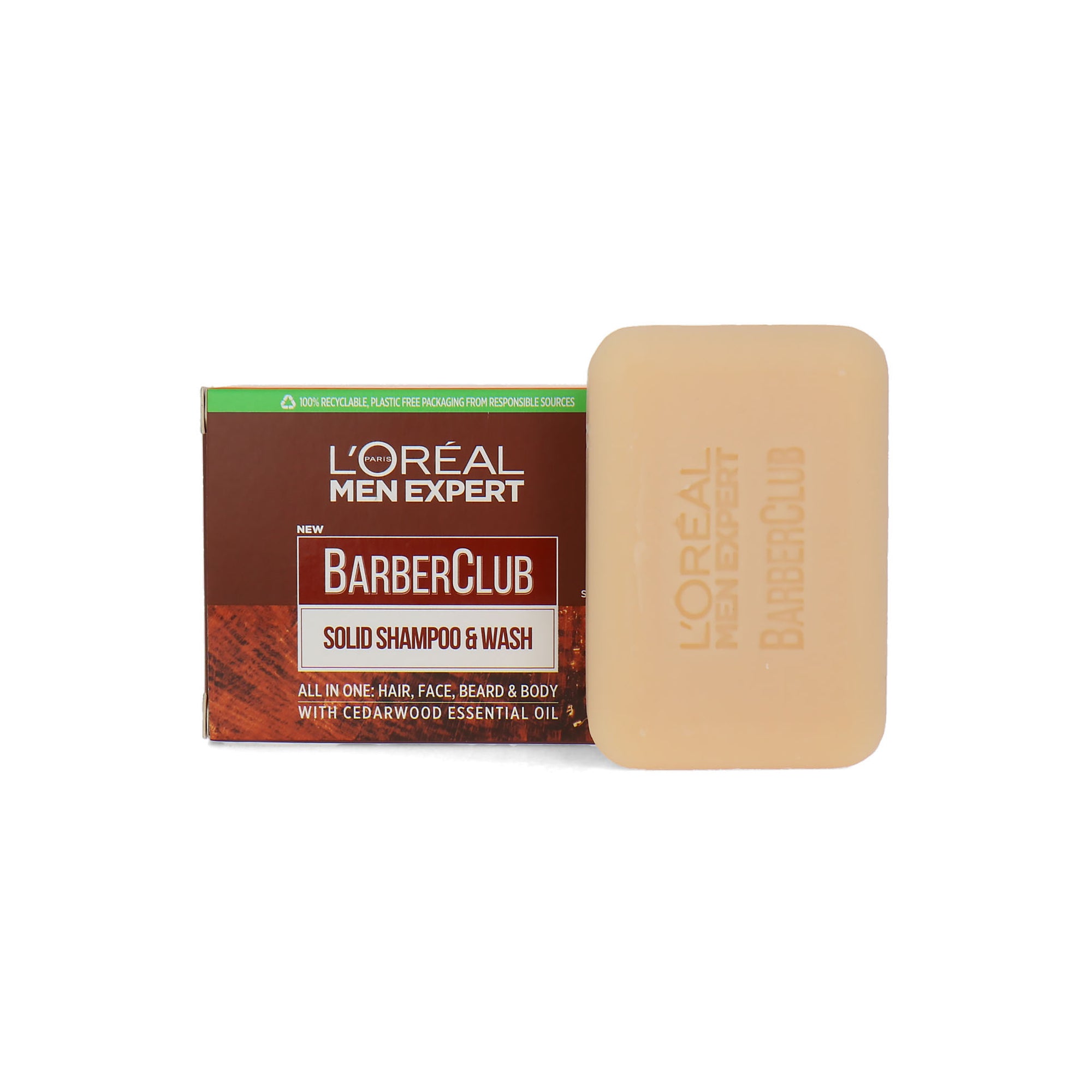 L'Oréal Men Expert BarberClub Solid Shampoo & Wash Bar - 80 g