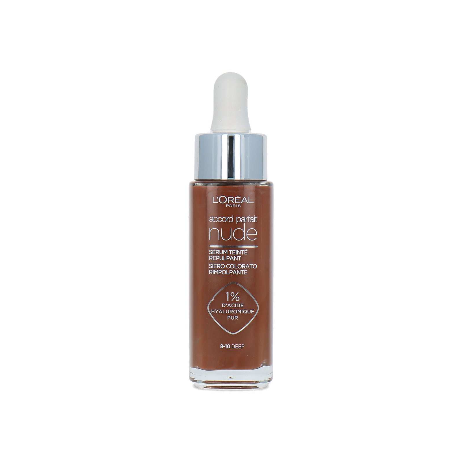 L'Oréal Accord Parfait Nude Tinted \Serum Foundation - 8-10 Deep