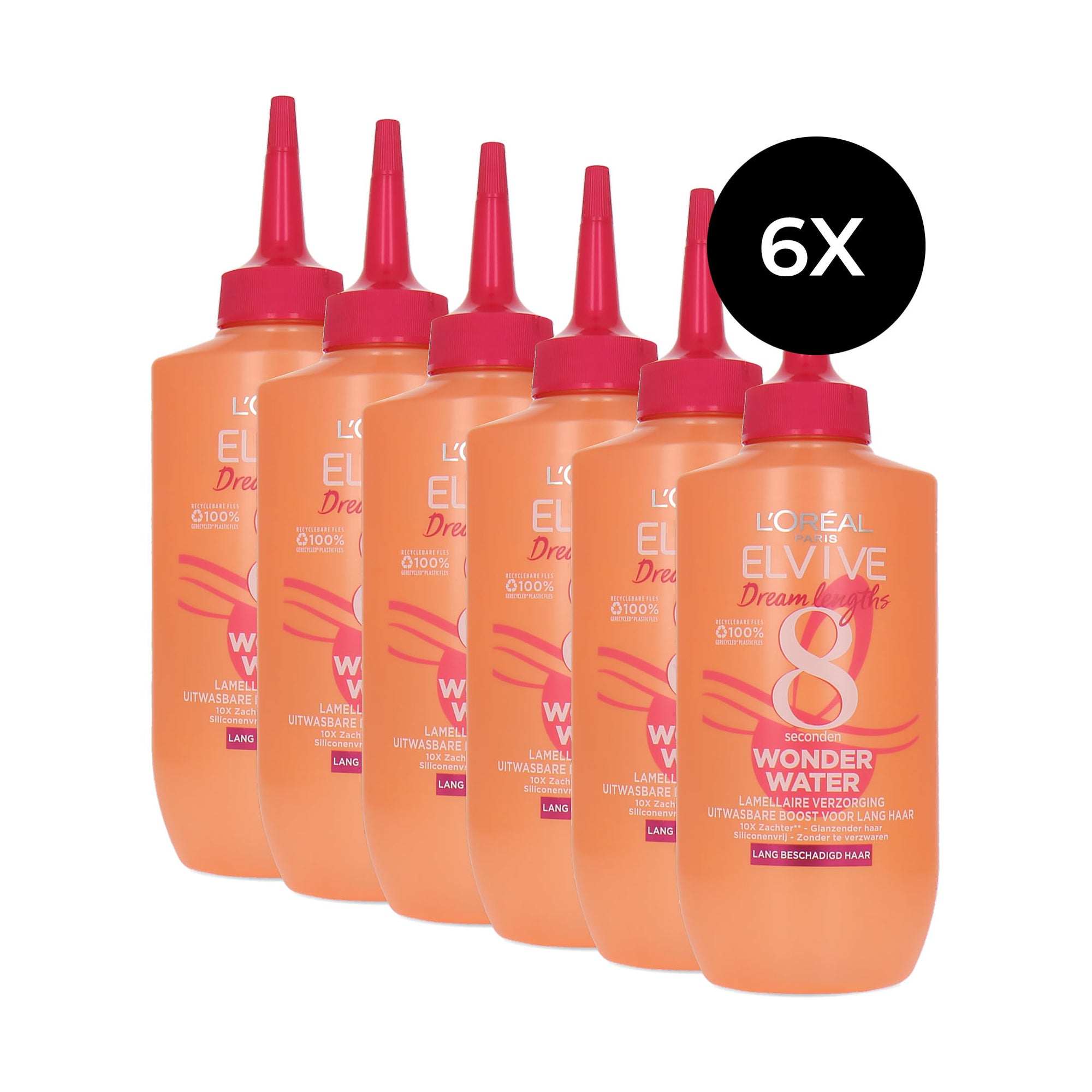 L'Oréal Elvive Dream Lengths 8 Seconds Wonder Water - 6 x 200 ml