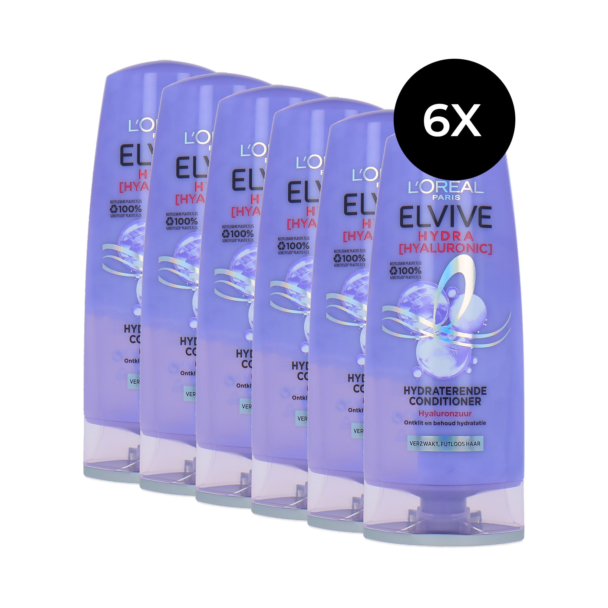 L'Oréal Elvive Hydra Hyaluronic Conditioner - 6 x 200 ml