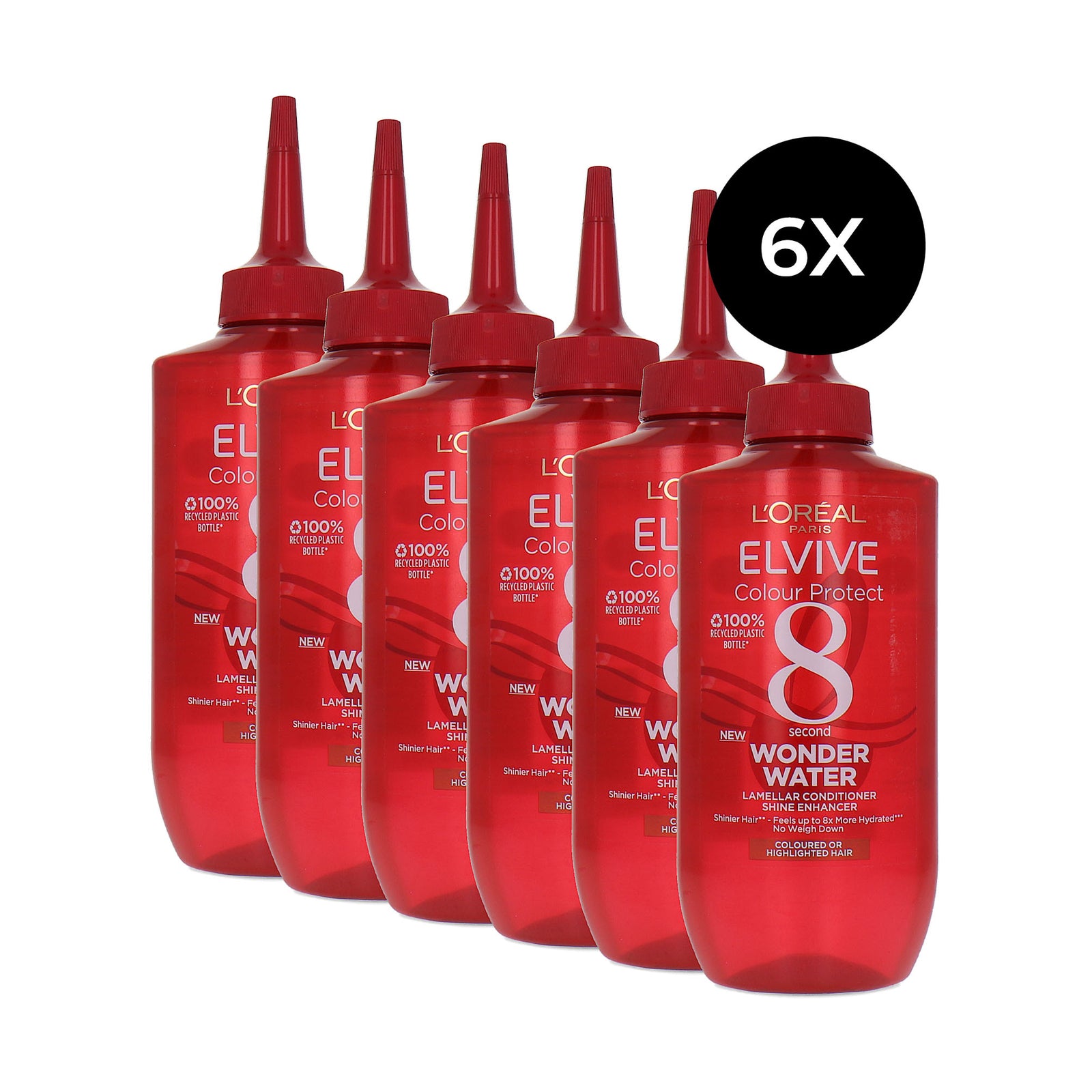 L'Oréal Elvive 8 Second Wonder Water Colour Protect - 6 x 200 ml