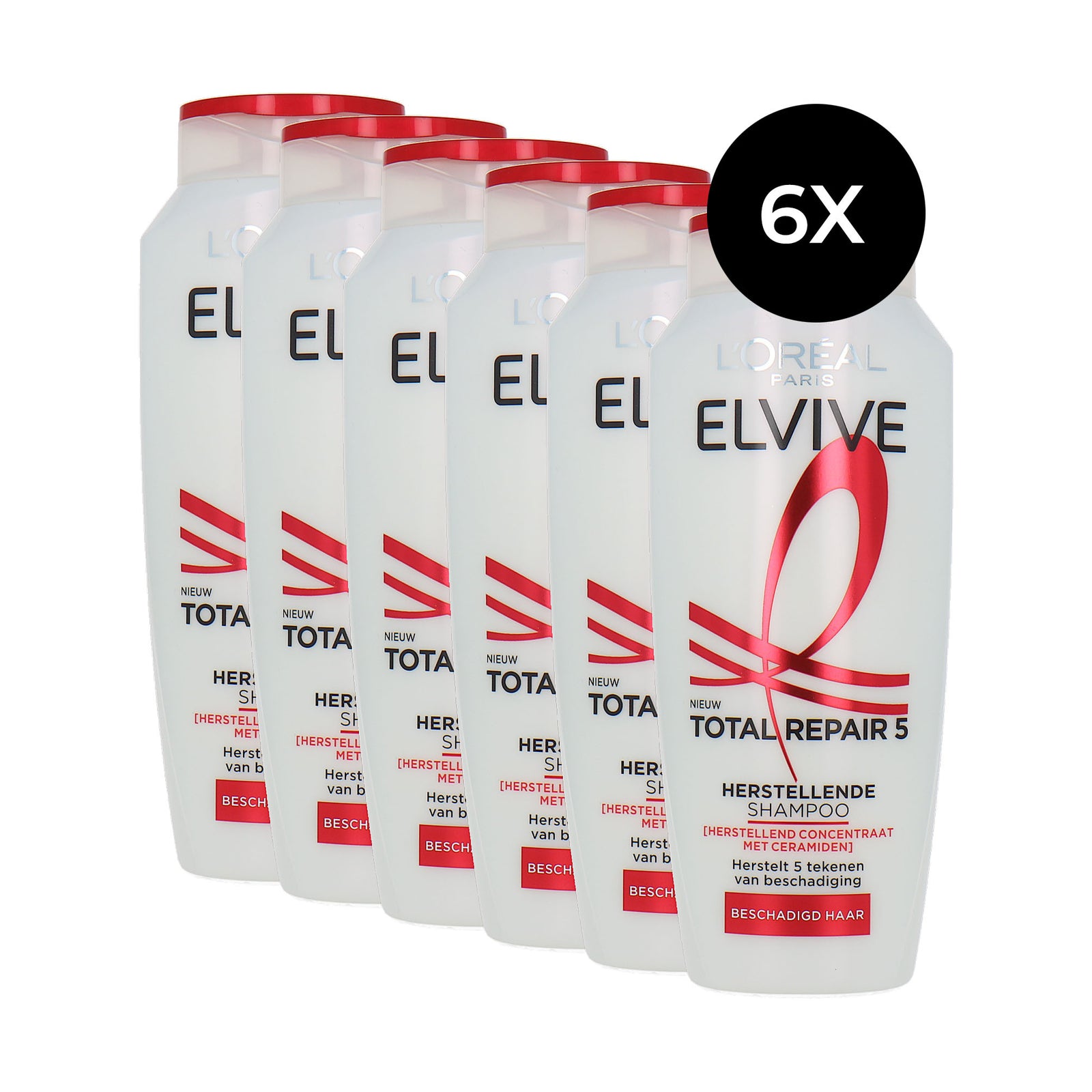 L'Oréal Elvive Total Repair 5 Shampoo - 6 x 250 ml