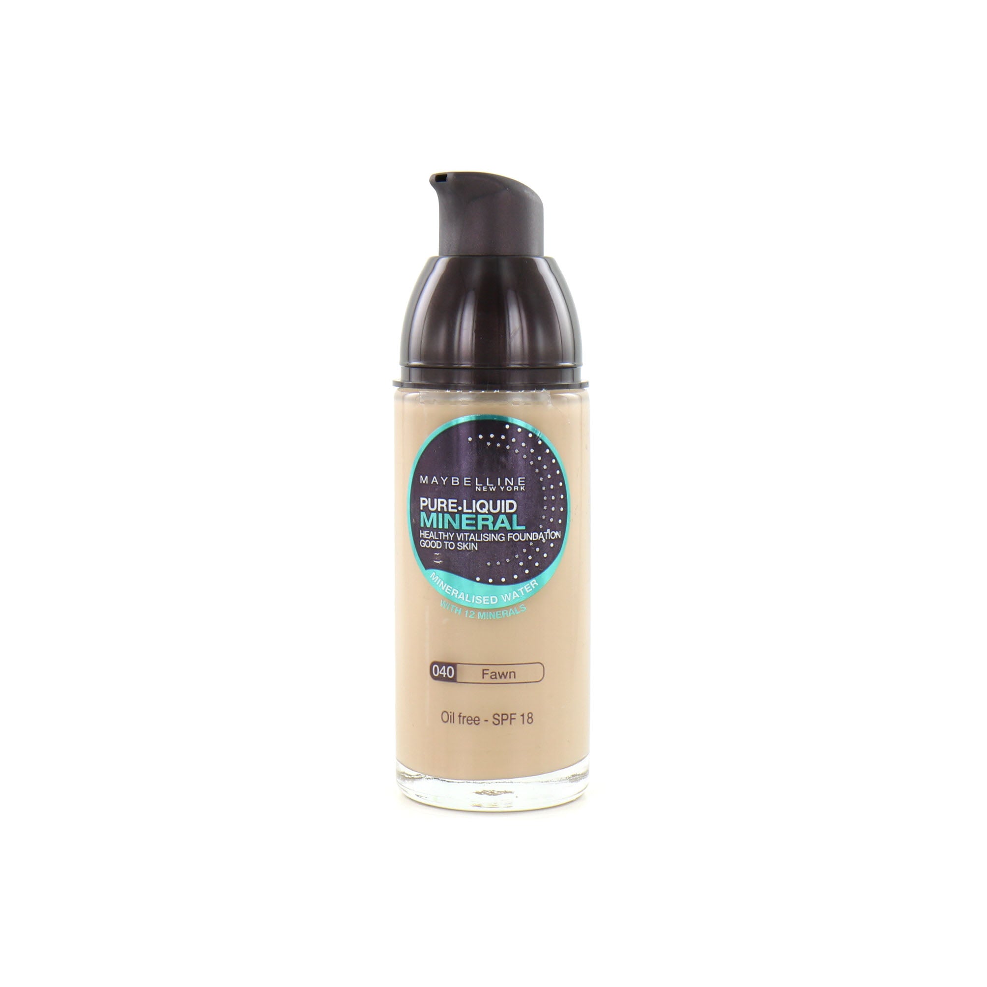 Maybelline Pure Liquid Mineral Foundation - 040 Fawn