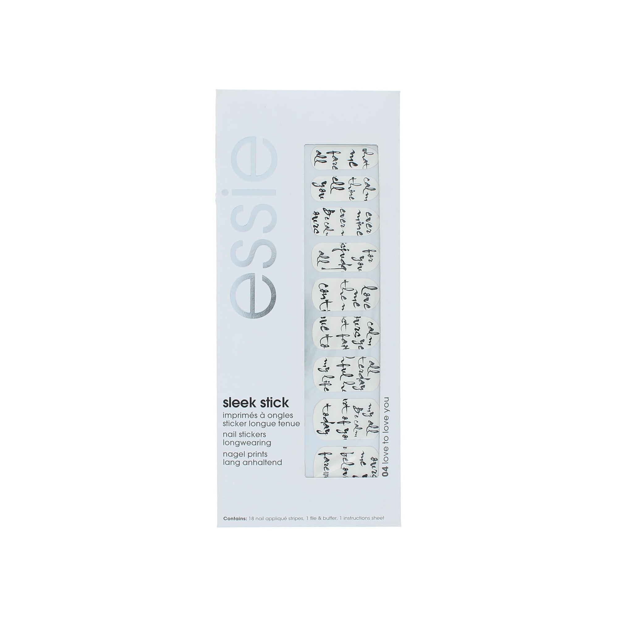 Essie Sleek Stick Nail Stickers - 04 Love To Love You