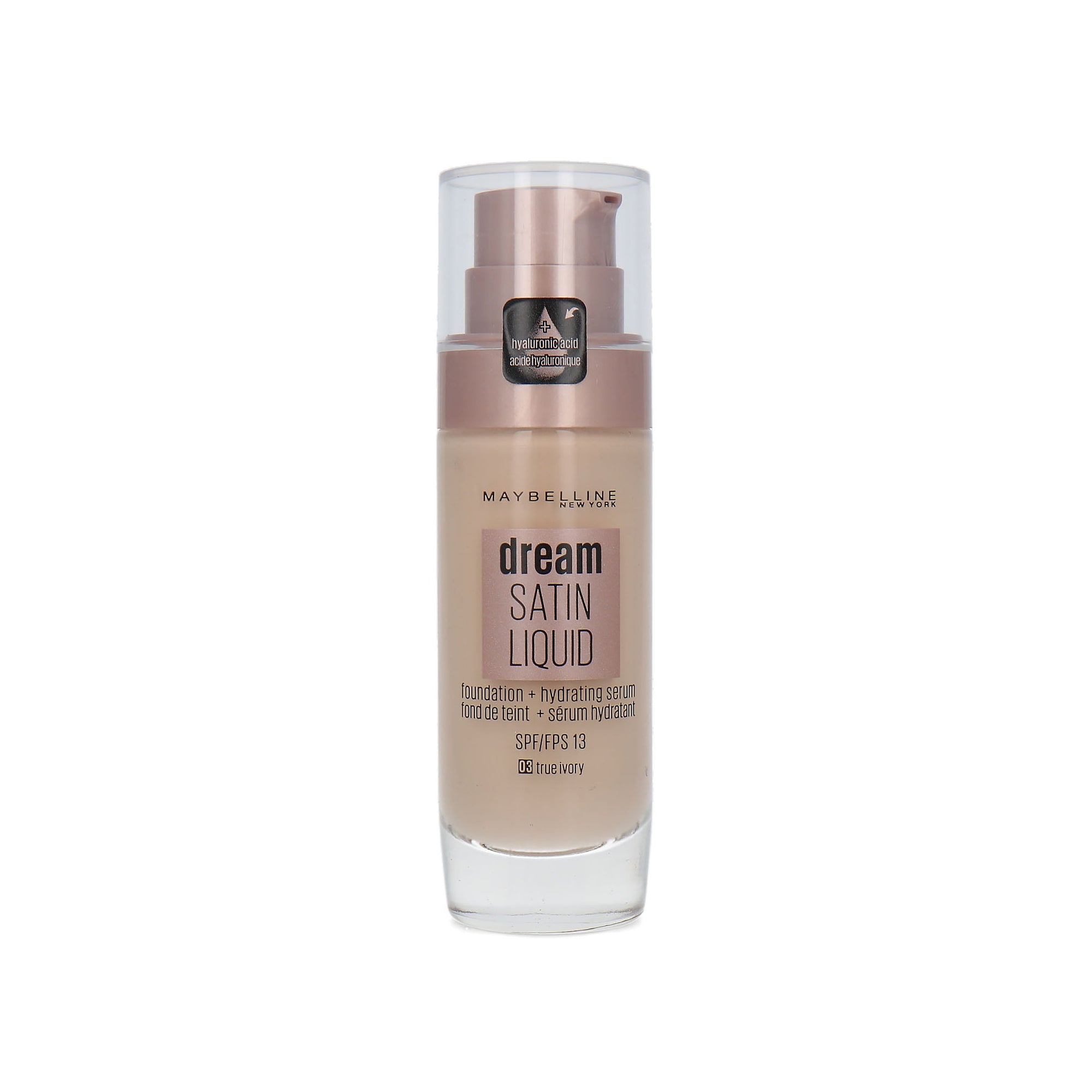 Maybelline Dream Satin Liquid Foundation - 03 True Ivory