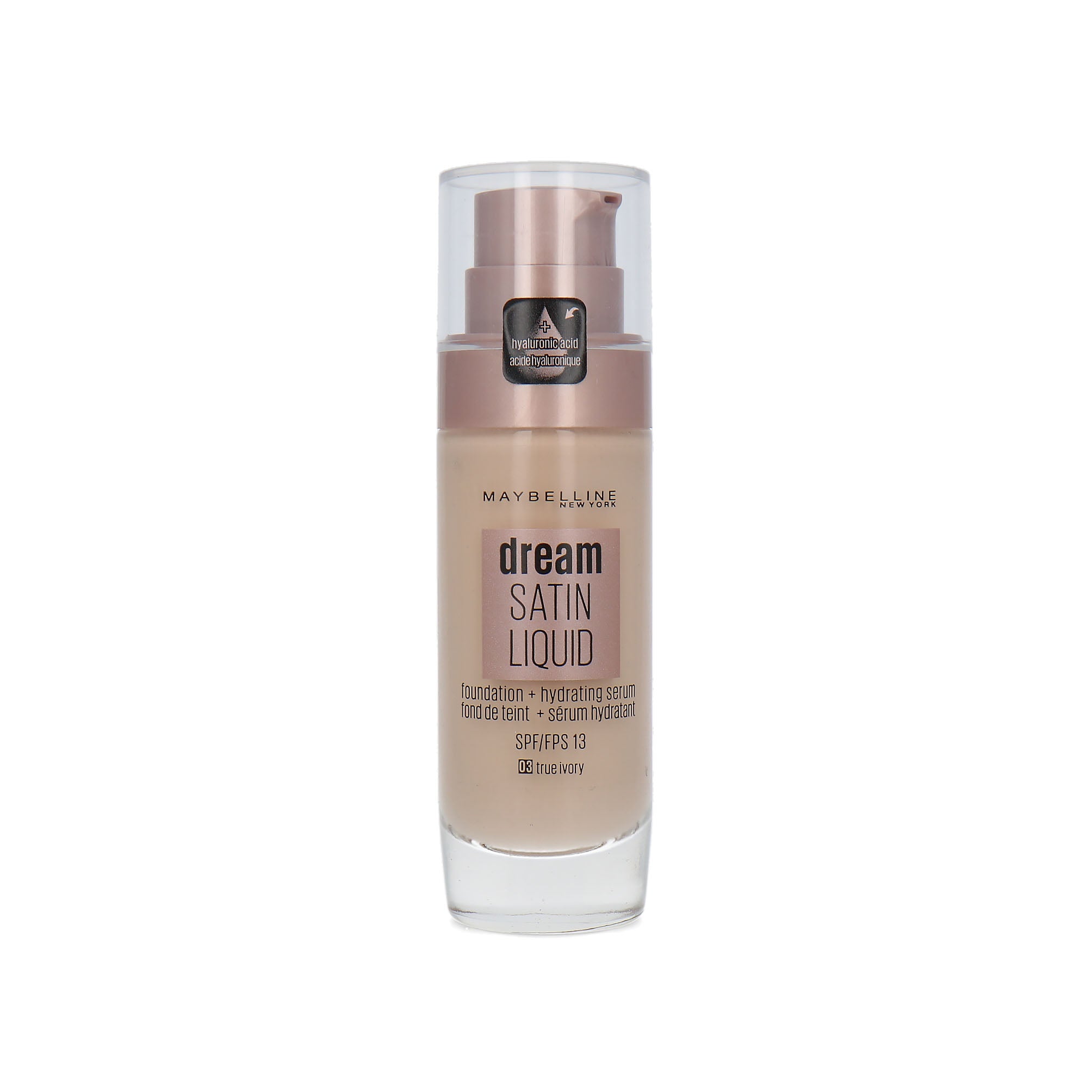 Maybelline Dream Satin Liquid Foundation - 03 True Ivory