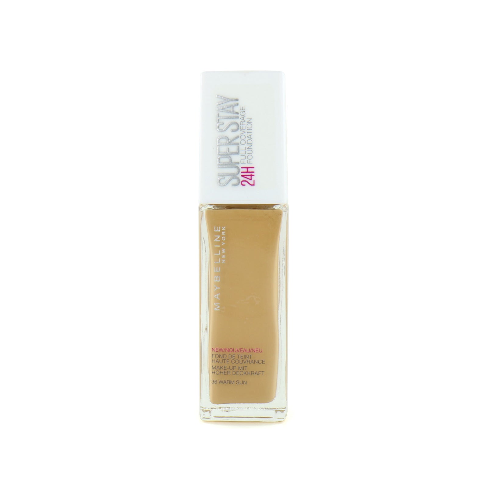Maybelline 24H Full Coverage Foundation - 36 Warm Sun
