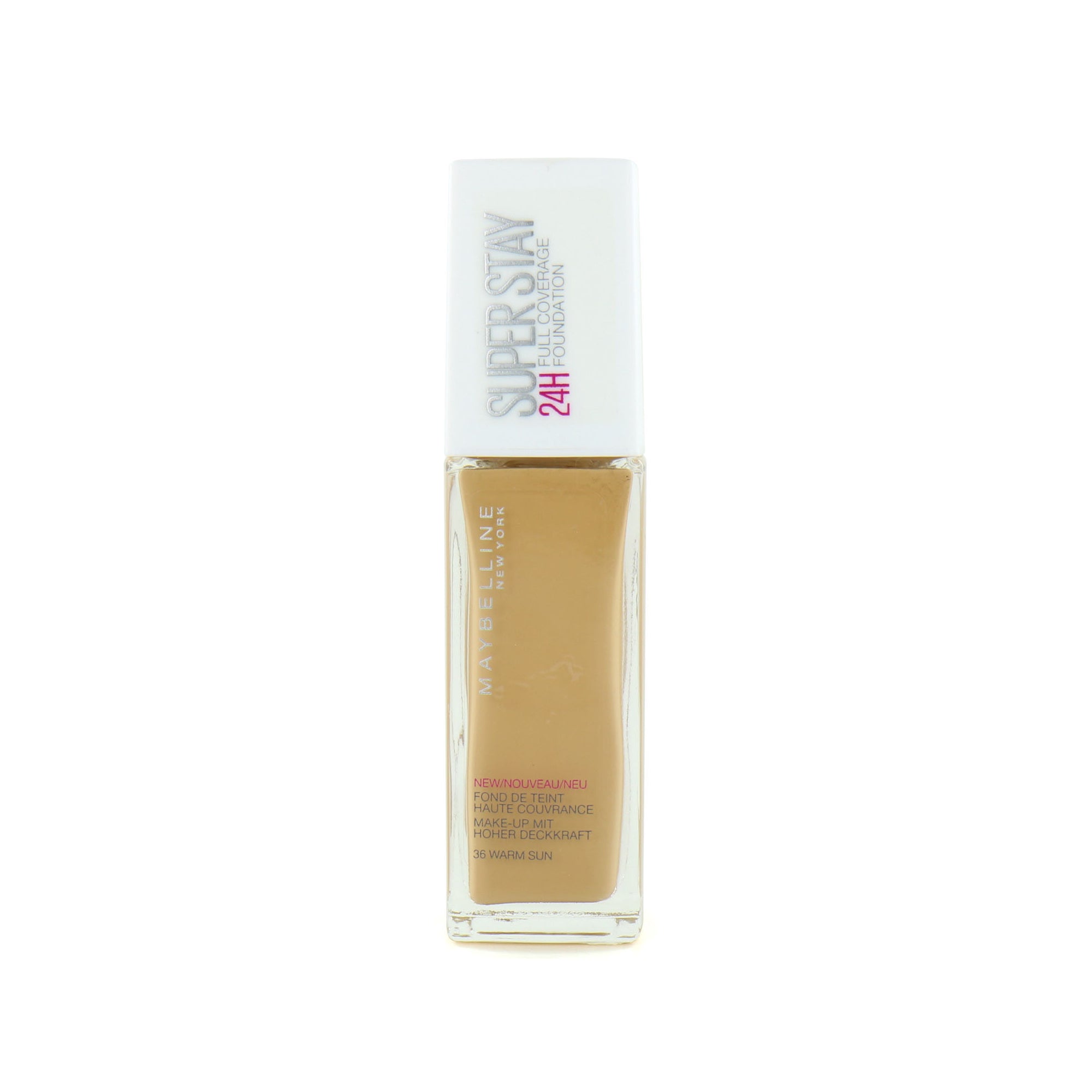 Maybelline 24H Full Coverage Foundation - 36 Warm Sun