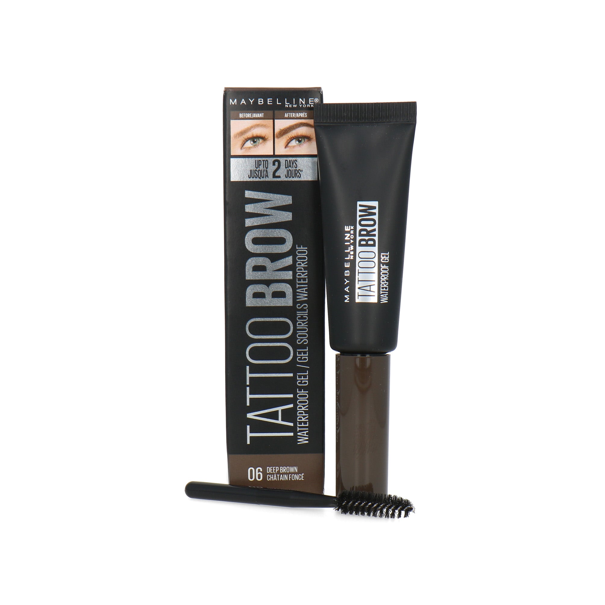 Maybelline Tattoo Brow Waterproof Wenkbrauwgel - 06 Deep Brown