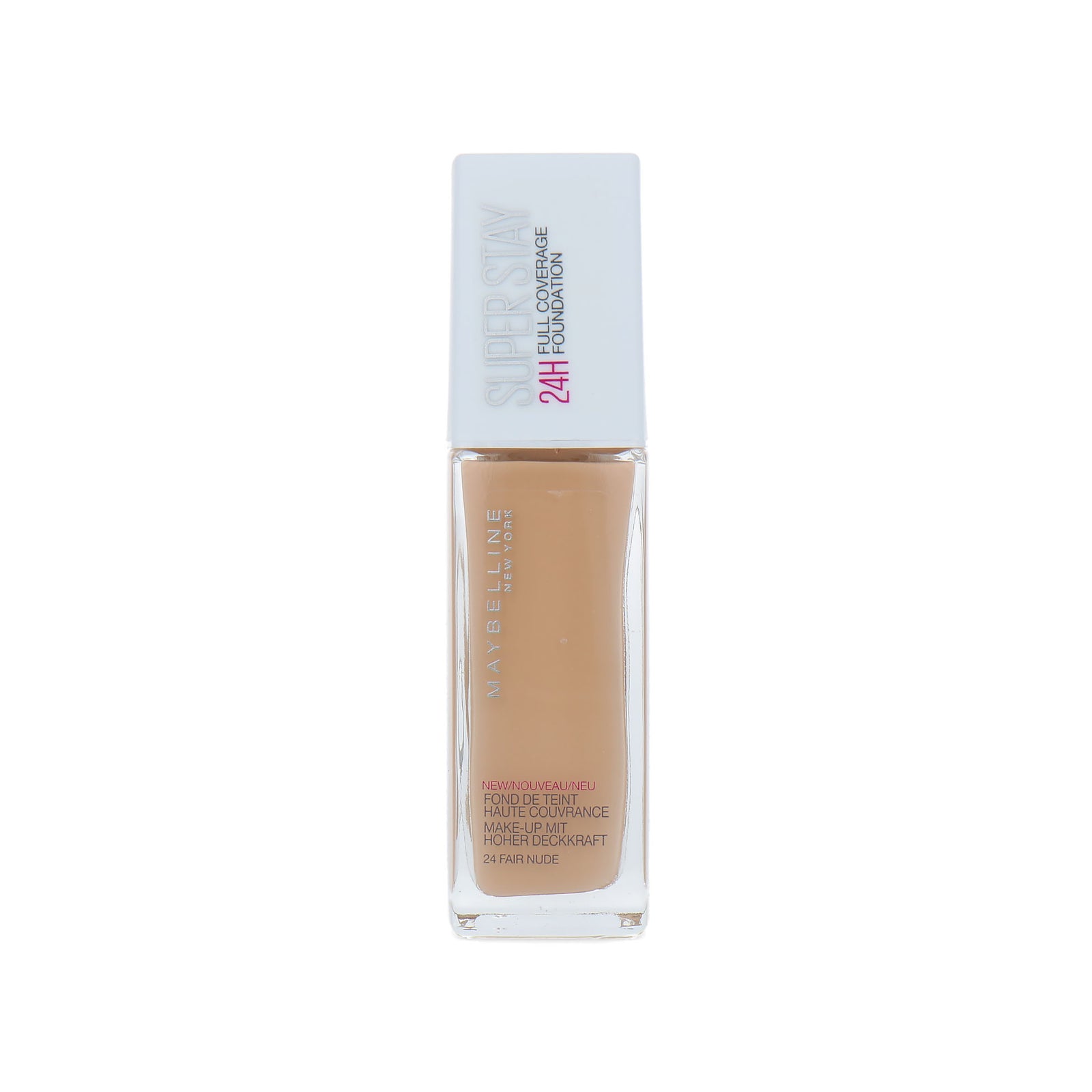Maybelline SuperStay 24H Full Coverage Foundation - 24 Fair Nude