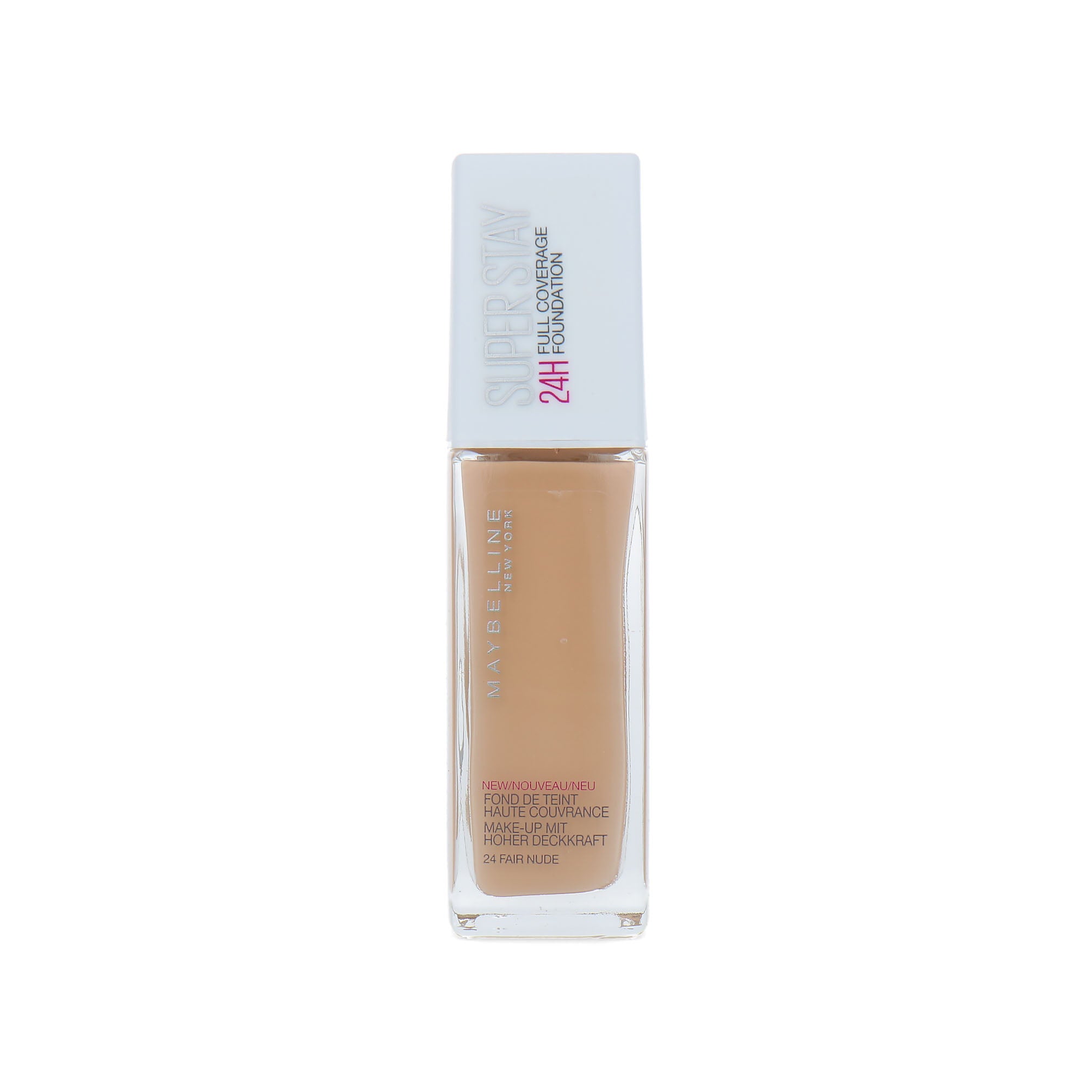 Maybelline SuperStay 24H Full Coverage Foundation - 24 Fair Nude