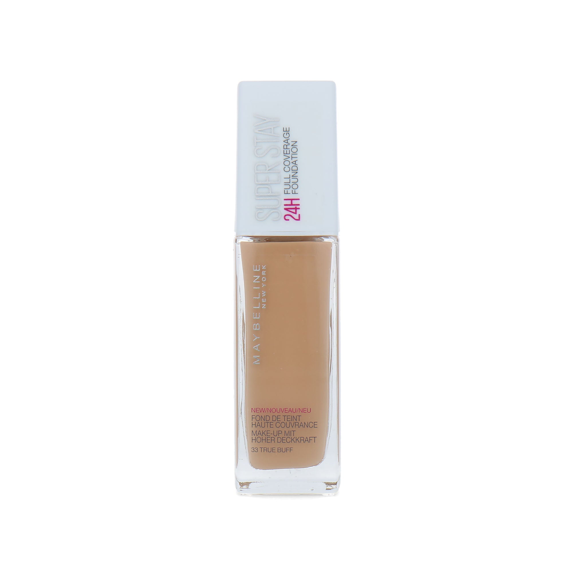 Maybelline SuperStay 24H Full Coverage Foundation - 33 True Buff