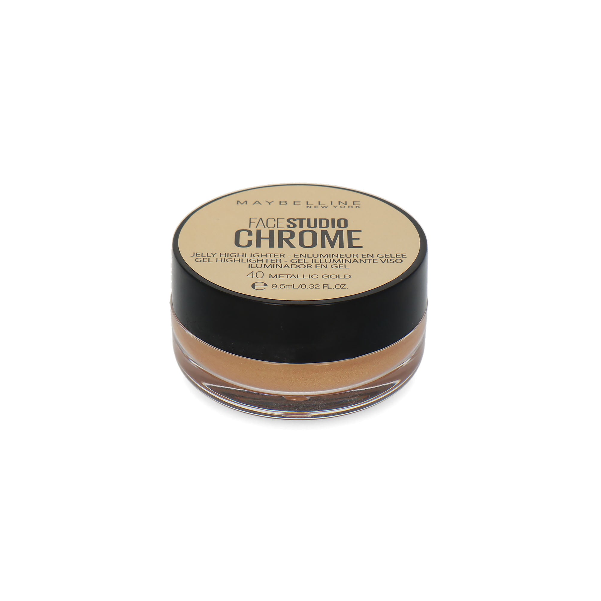 Maybelline Face Studio Chrome Jelly Highlighter - 40 Metallic Gold