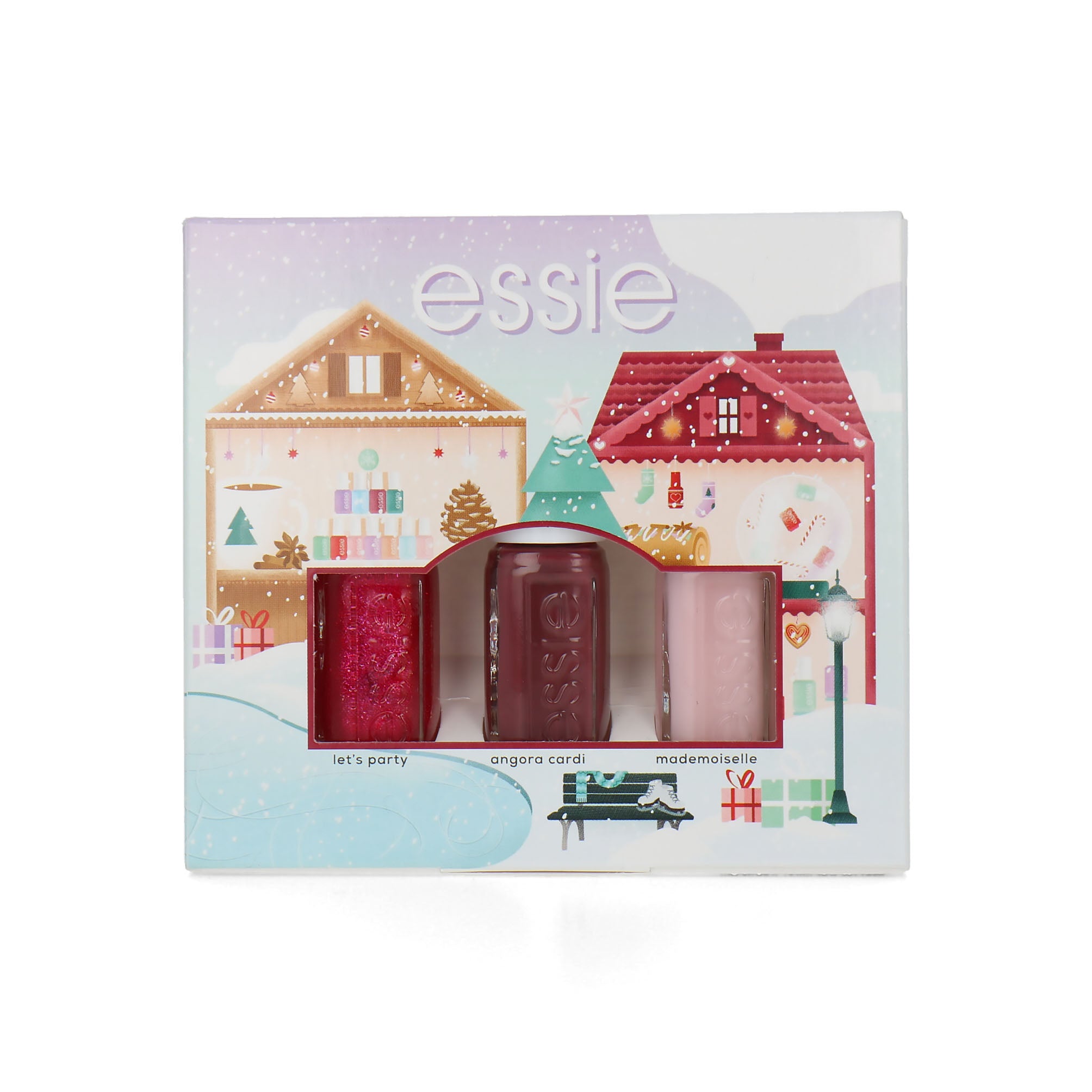 Essie Christmas Mini Nailpolish Cadeauset - 3 x 5 ml