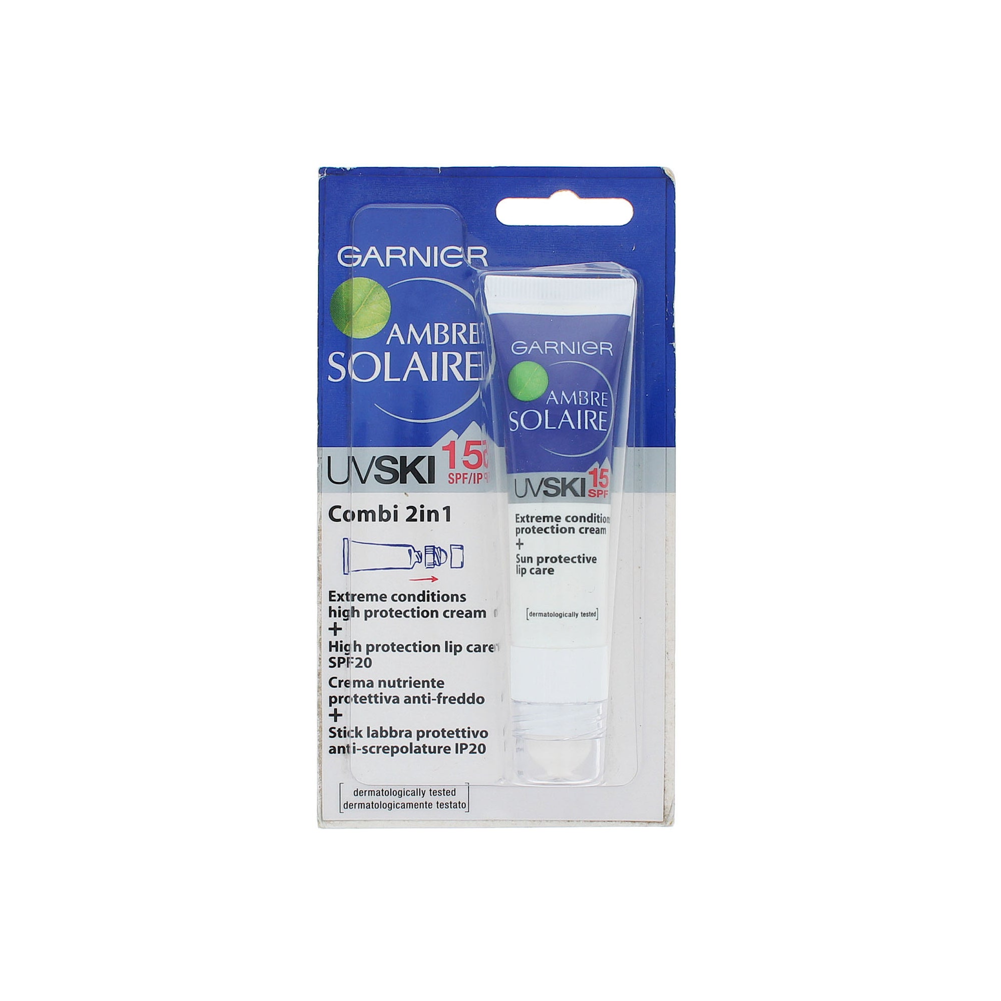 Garnier Ambre Solaire UV Ski Combi 2in1 Protection Cream SPF 15