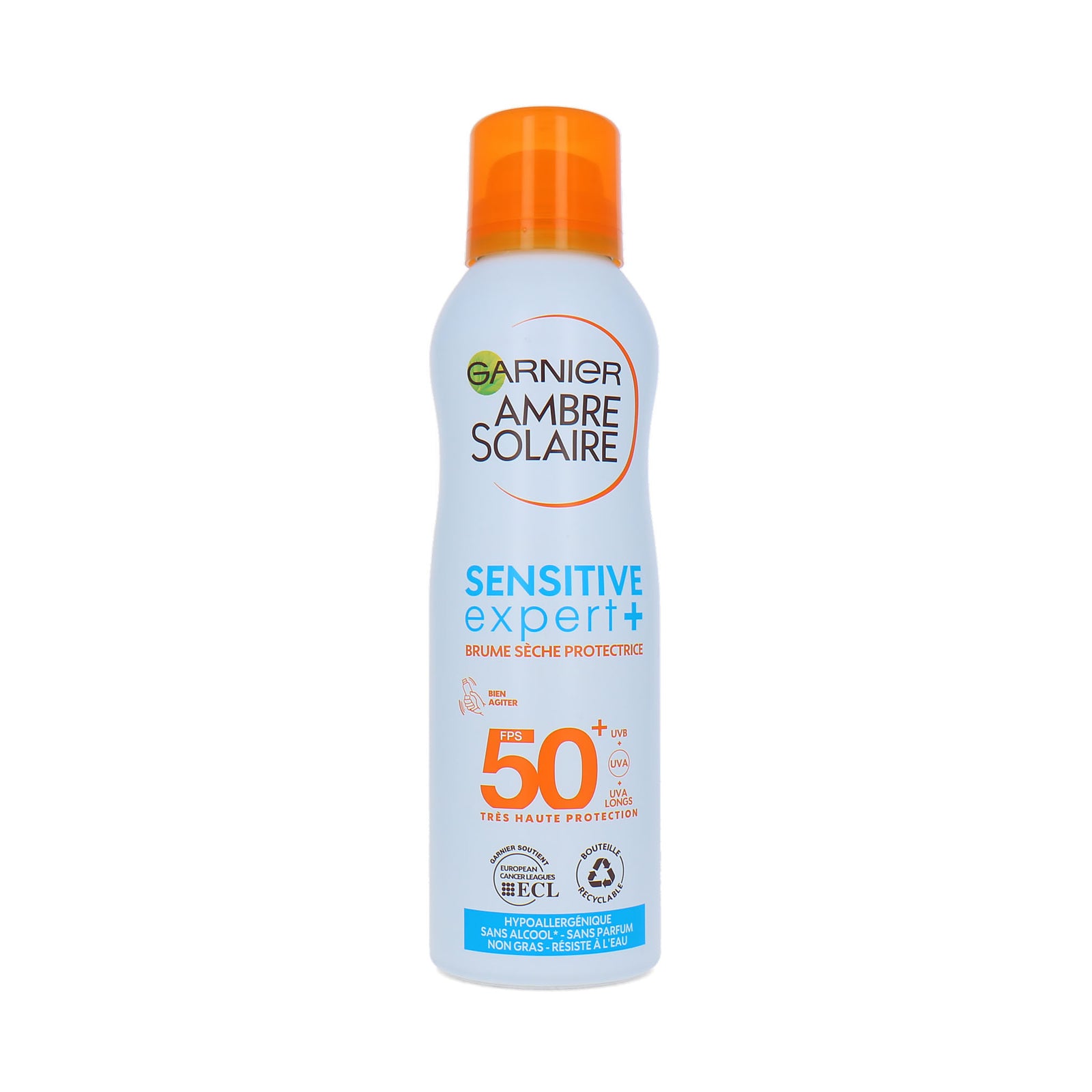 Garnier Ambre Solaire Sensitive Expert + Dry Mist SPF 50+ Zonnebrand Spray - 200 ml
