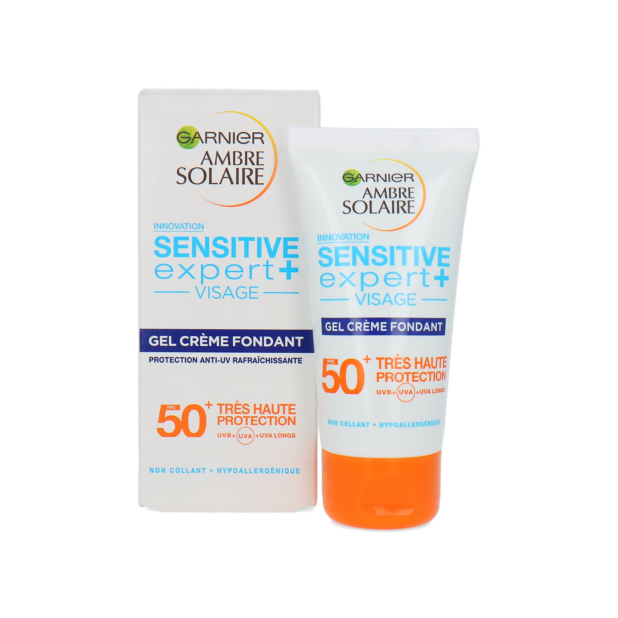 Garnier Ambre Solaire Sensitive Expert + Face Melting Cream Gel SPF 50+ - 50 ml