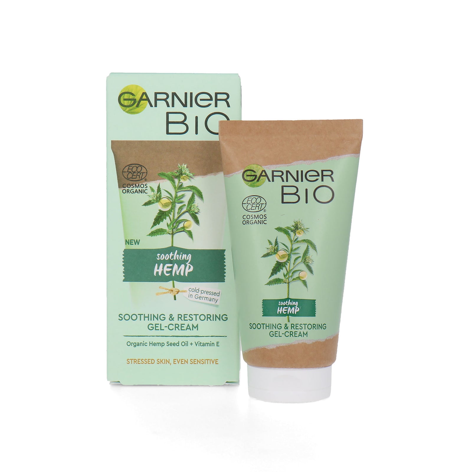 Garnier Bio Soothing & Restoring Gel-Cream 50 ml - Soothing Hemp