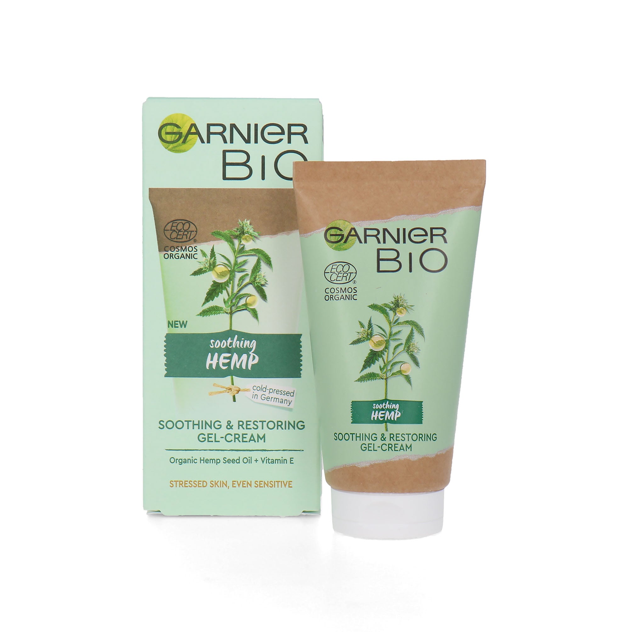 Garnier Bio Soothing & Restoring Gel-Cream 50 ml - Soothing Hemp