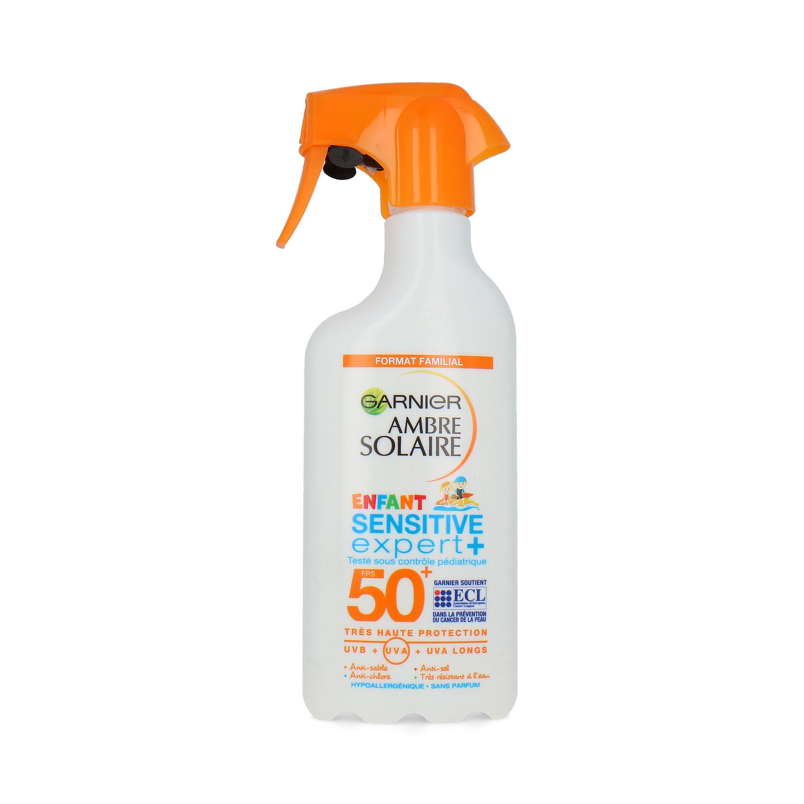 Garnier Ambre Solaire Kids Sensitive Expert + Zonnebrand Spray - 300 ml (SPF 50+)