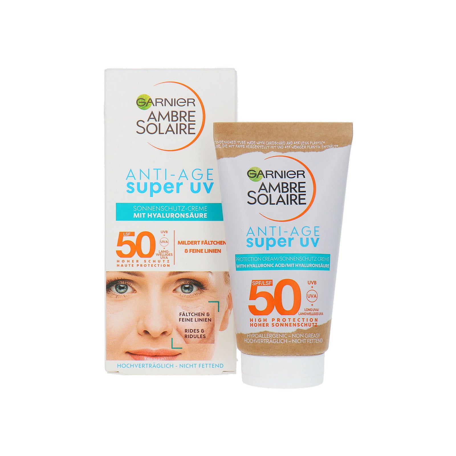 Garnier Ambre Solaire Anti-Age UV SPF 50 Zonnebrandcrème - 50 ml
