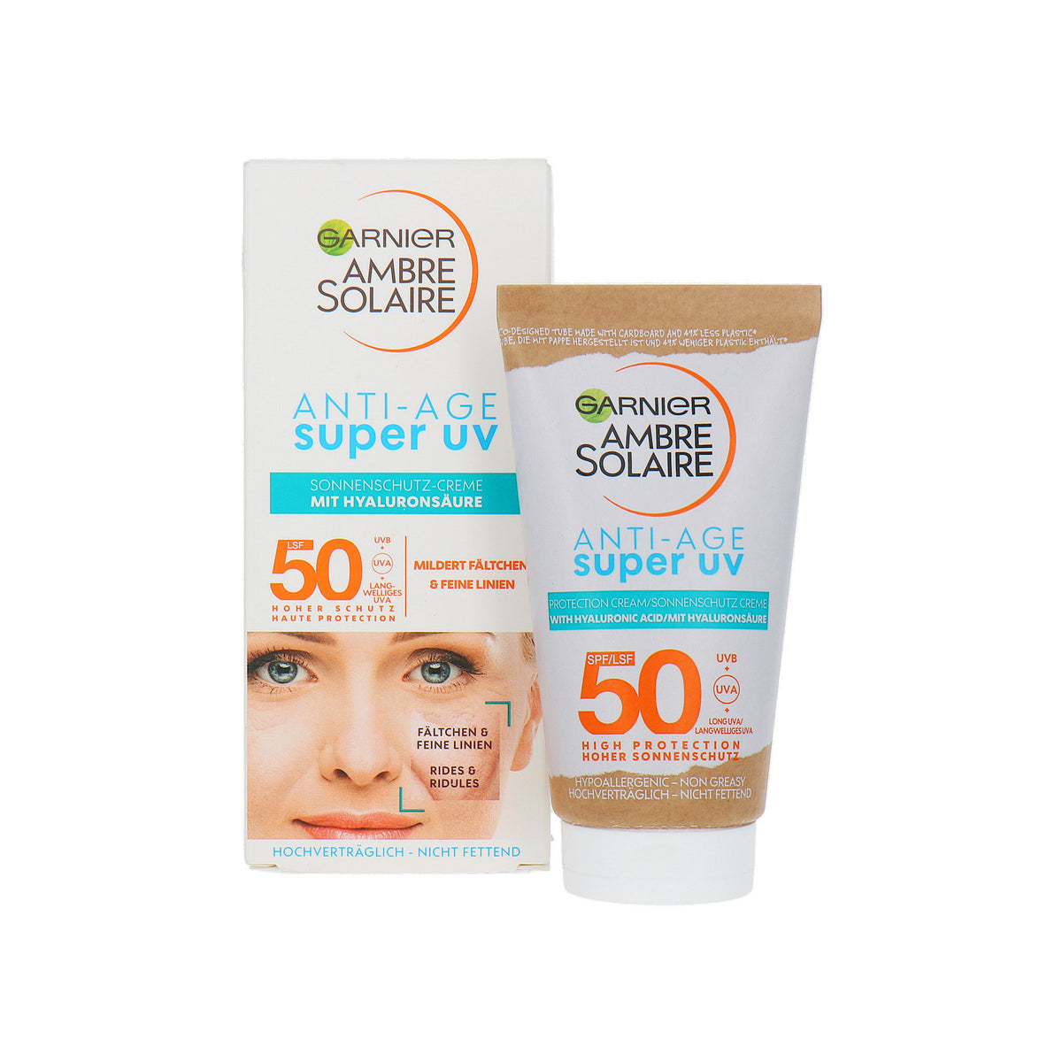 Garnier Ambre Solaire Anti-Age UV SPF 50 Zonnebrandcrème - 50 ml