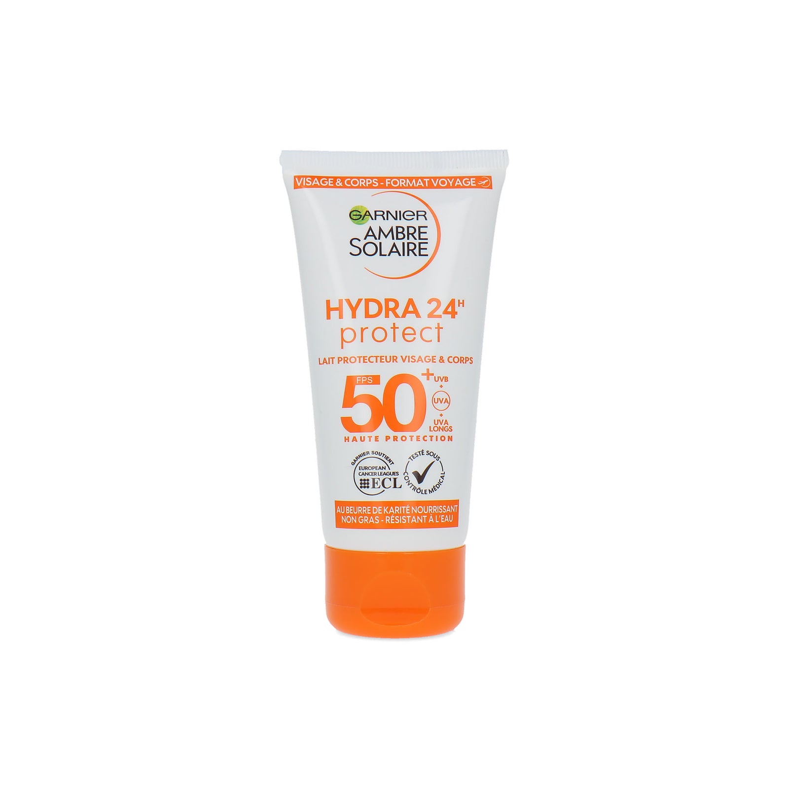 Garnier Ambre Solaire Hydra 24H Protect Zonnebrandcrème - 50 ml (SPF 50+)
