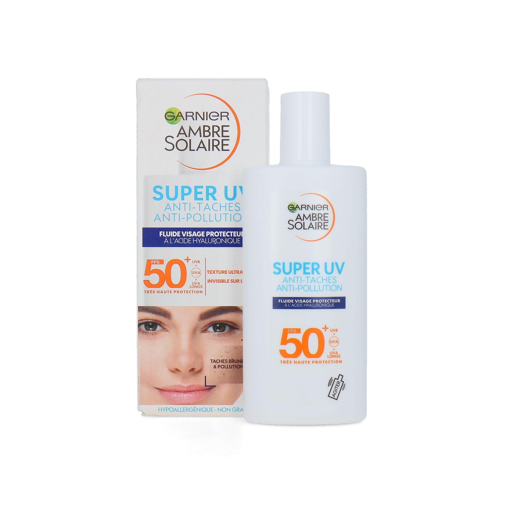 Garnier Ambre Solaire Sensitive Advanced Face Sun Fluid SPF50+ - 40 ml