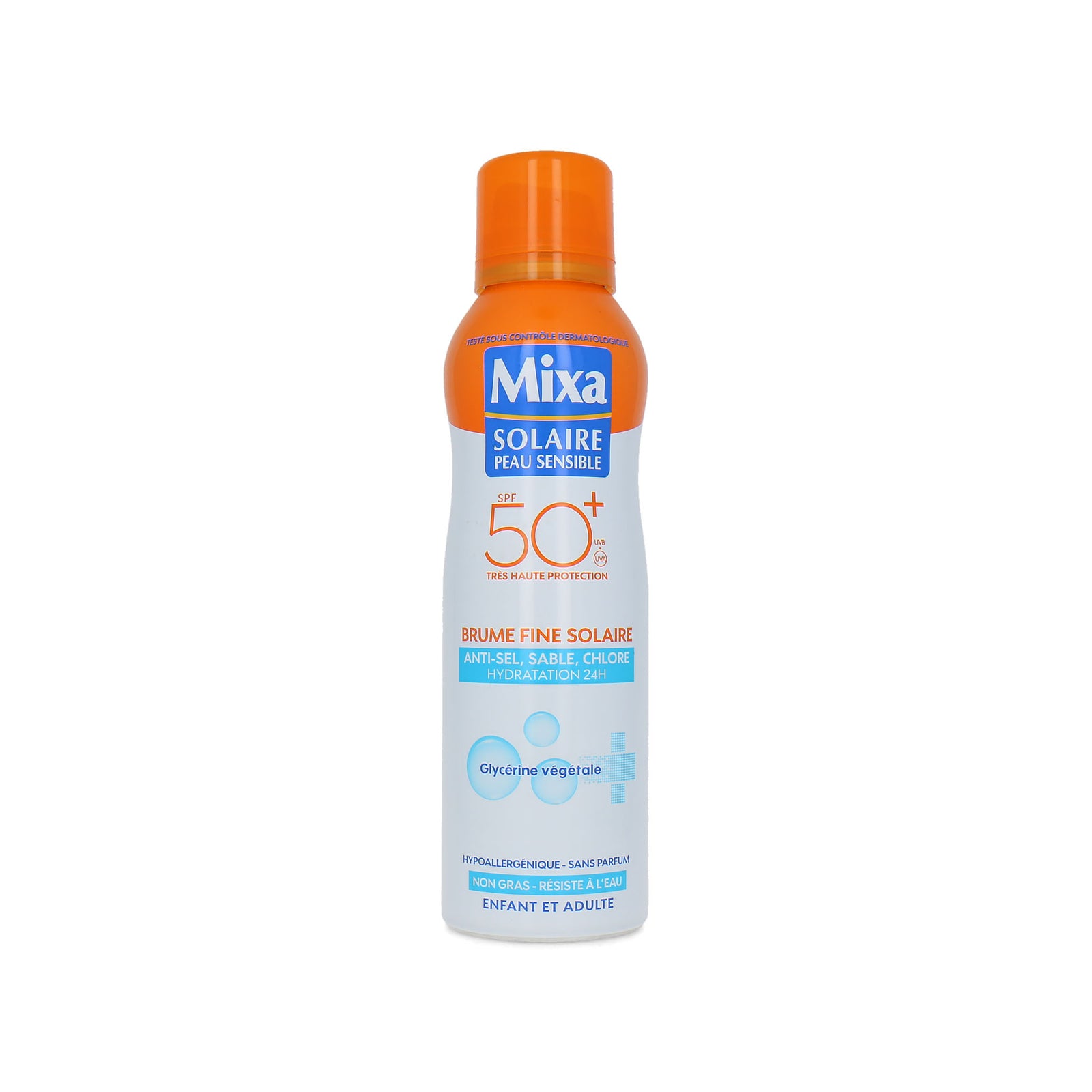 Mixa Anti-zand zonnemist SPF 50+ - 200 ml (Franse tekst)