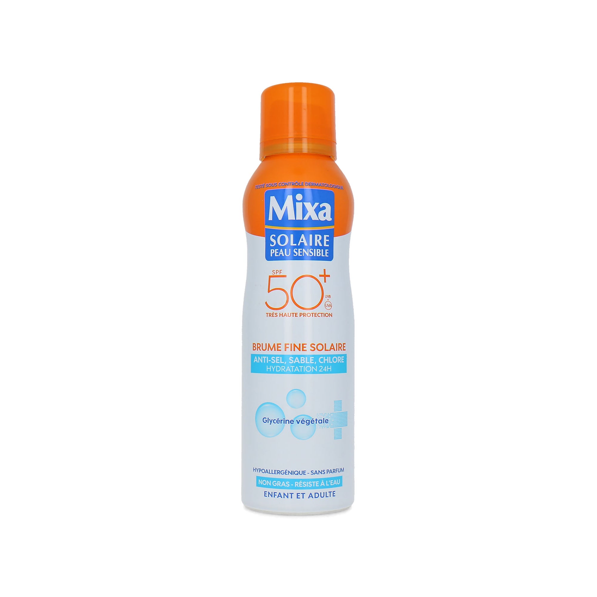 Mixa Anti-zand zonnemist SPF 50+ - 200 ml (Franse tekst)
