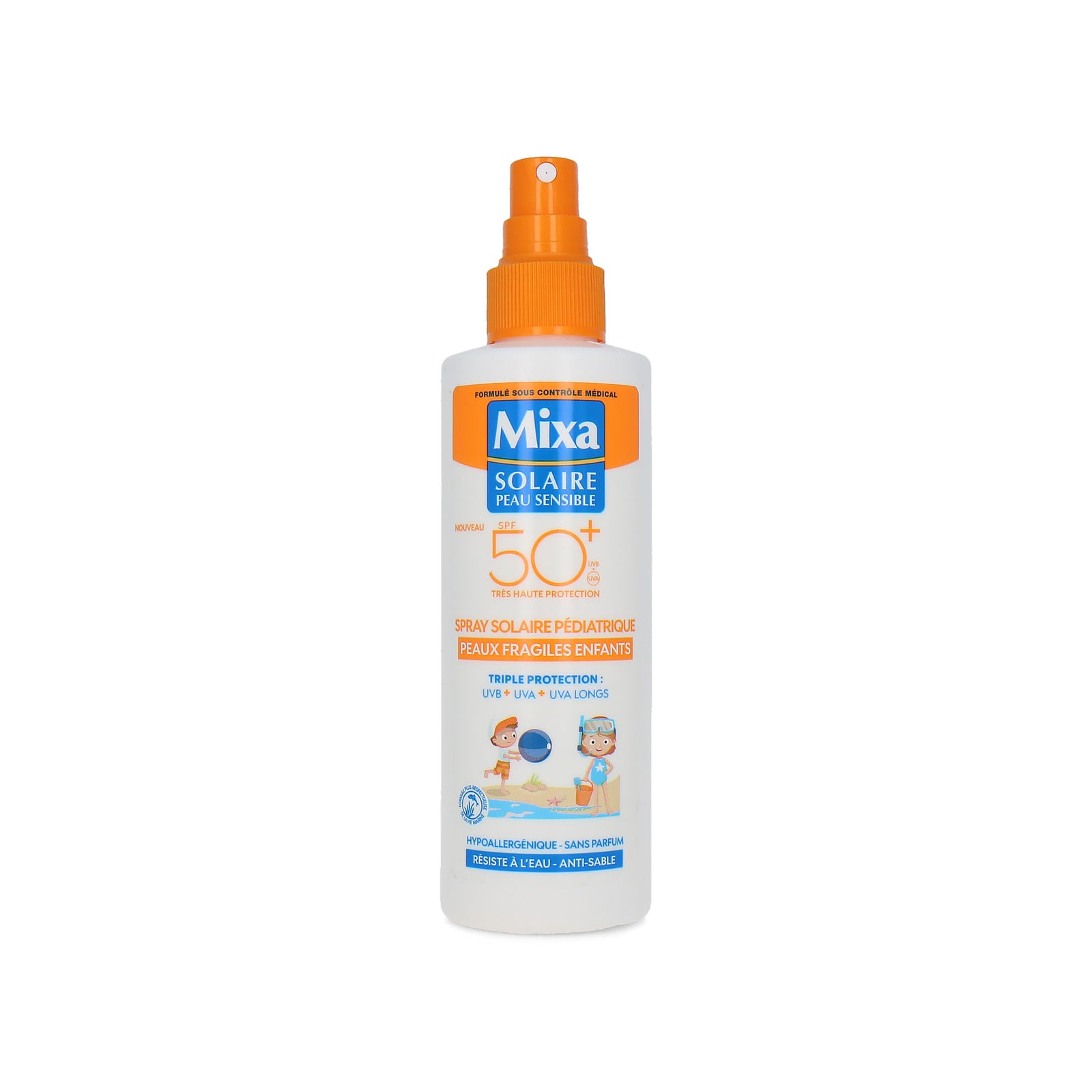 Mixa Kids Zonnespray SPF 50+ - 200 ml (Franse tekst)