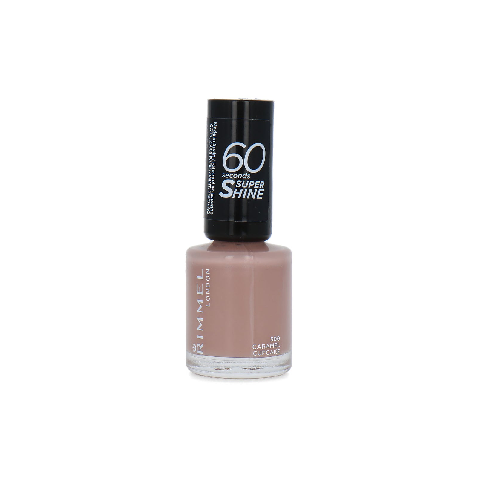 Rimmel 60 Seconds Super Shine Nagellak - 500 Caramel Cupcake