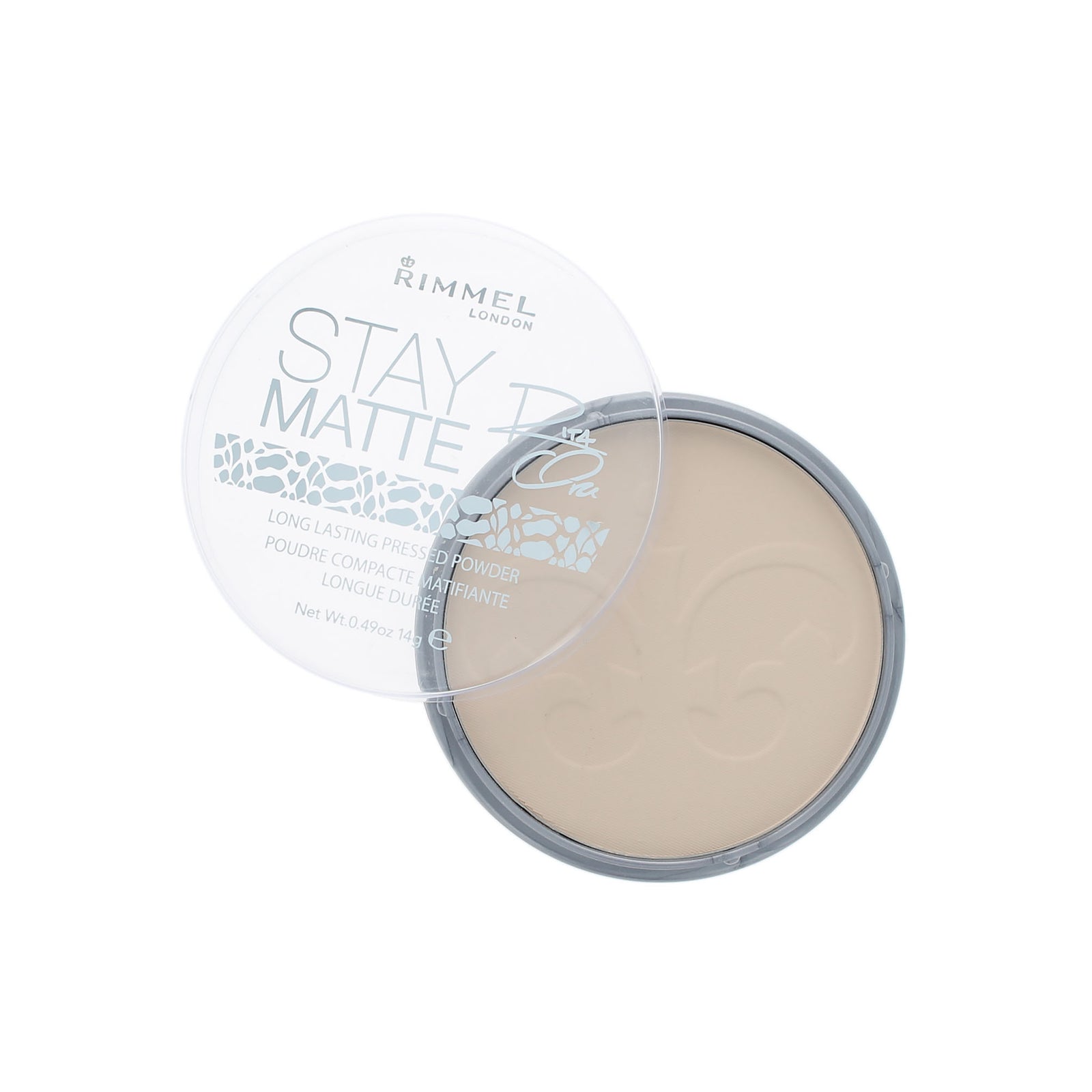Rimmel Stay Matte Pressed Powder by Rita Ora - 001 Transparent
