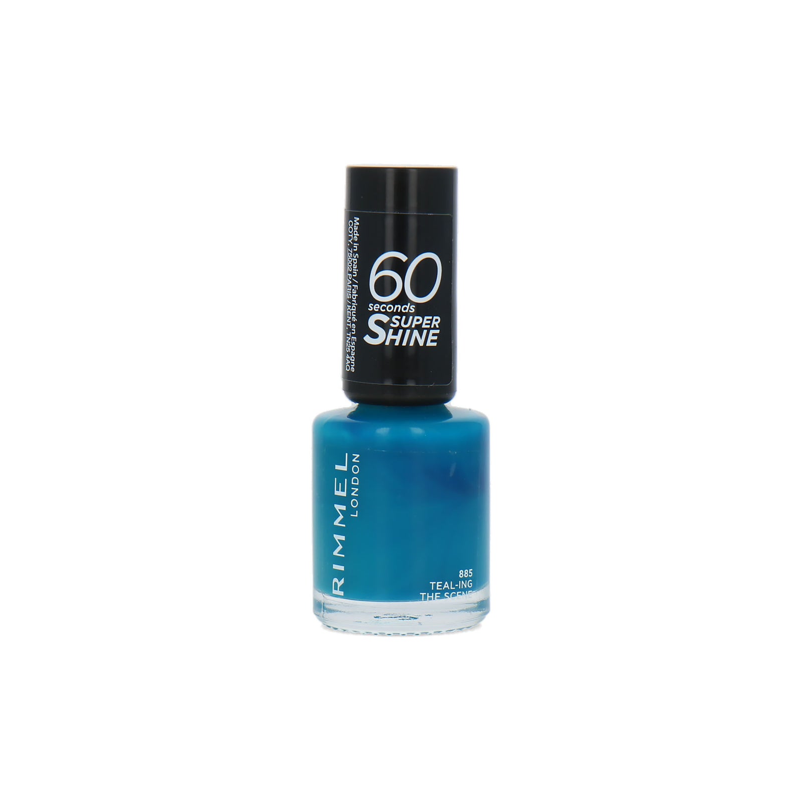 Rimmel 60 Seconds Super Shine Nagellak - 885 Teal-ing The Scene