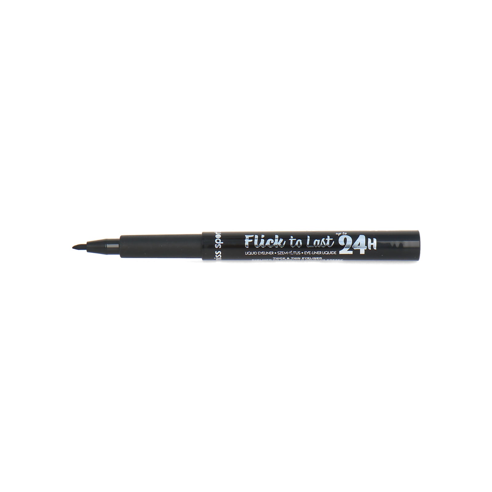 Miss Sporty Flick To Last 24H Thick & Thin Eyeliner - 001 Black