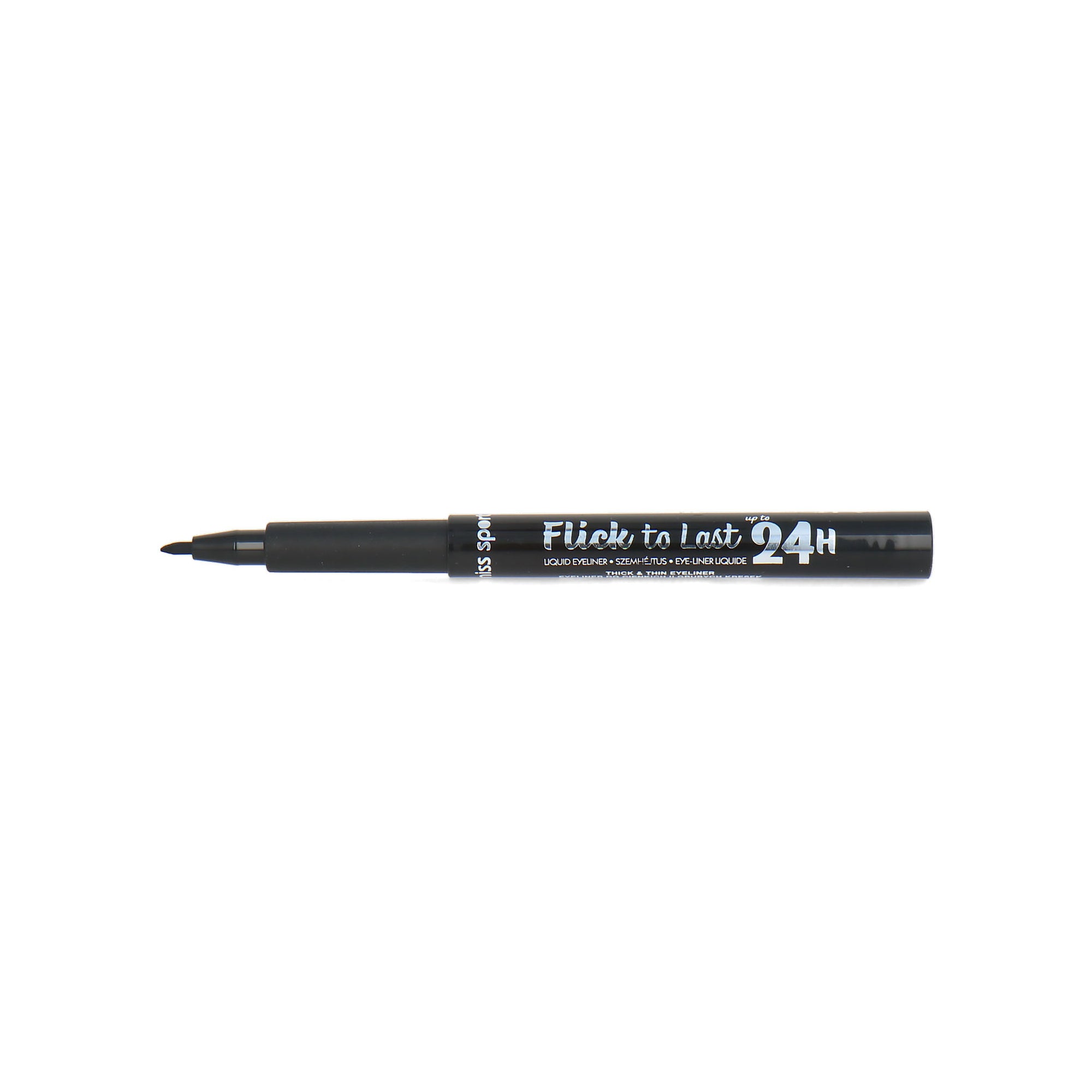 Miss Sporty Flick To Last 24H Thick & Thin Eyeliner - 001 Black