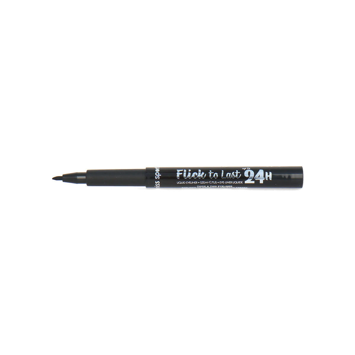 Miss Sporty Flick To Last 24H Thick & Thin Eyeliner - 001 Black