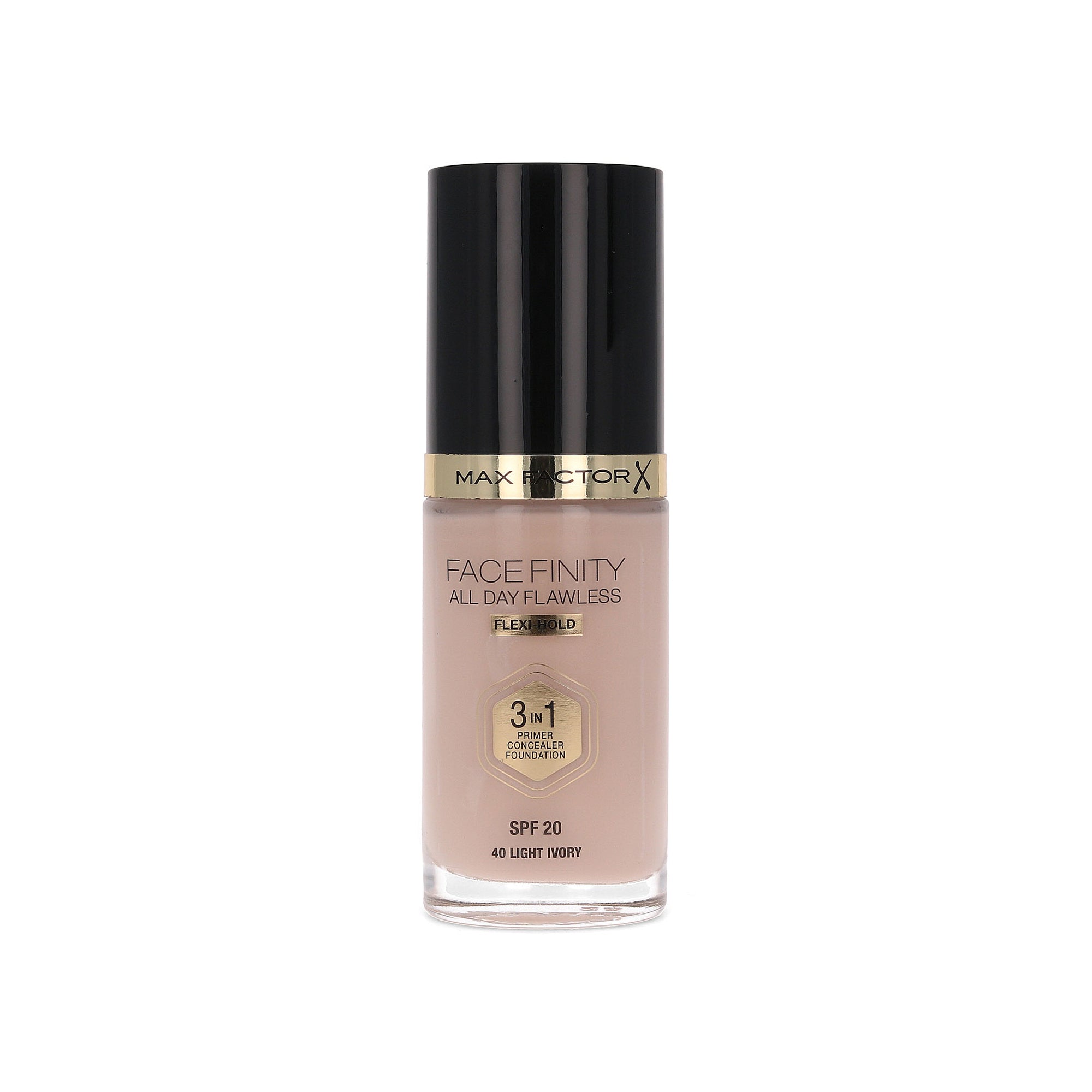 Max Factor Facefinity All Day Flawless 3 in 1 Flexi Hold Foundation - 40 Light Ivory