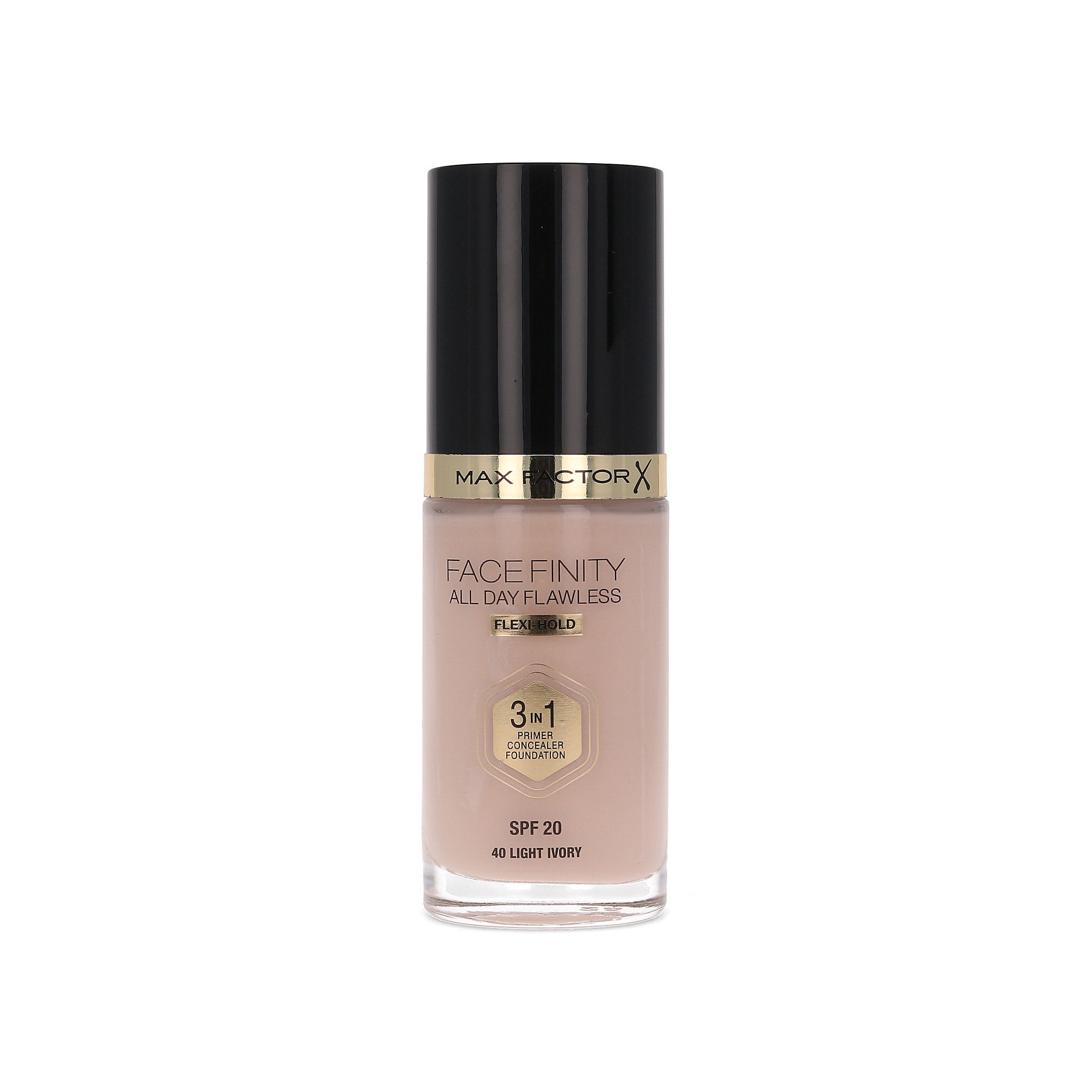 Max Factor Facefinity All Day Flawless 3 in 1 Flexi Hold Foundation - 40 Light Ivory