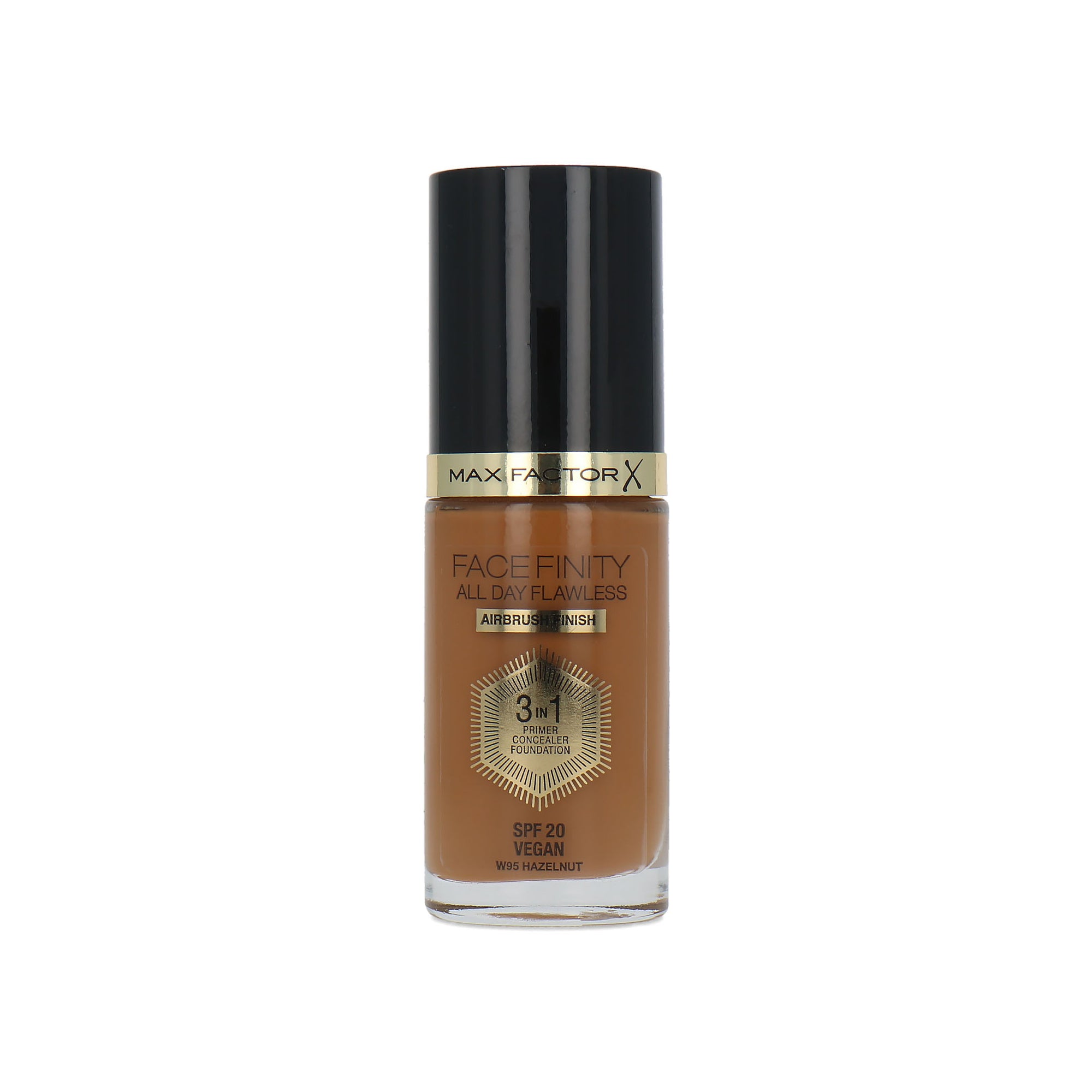 Max Factor Facefinity All Day Flawless 3 in 1 Airbrush Finish Foundation - W95 Hazelnut