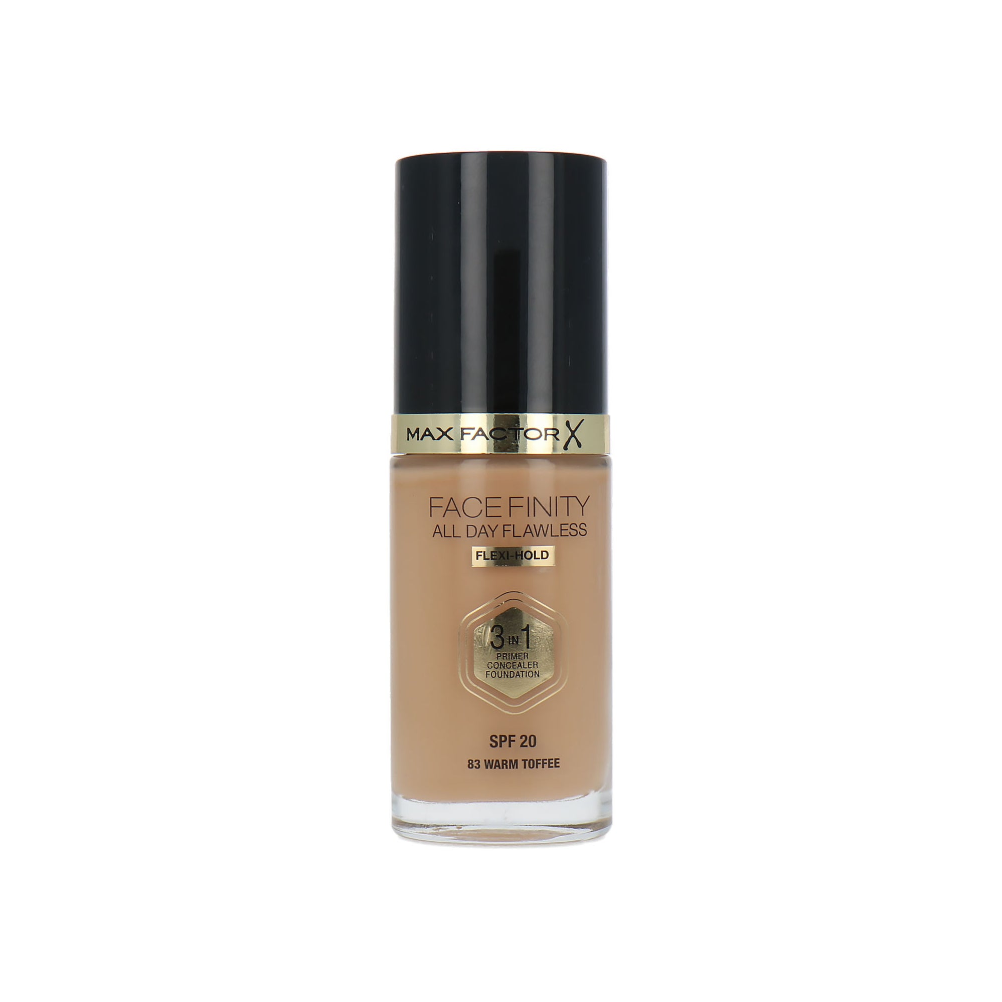 Max Factor Facefinity All Day Flawless 3 in 1 Flexi Hold Foundation - 83 Warm Toffee