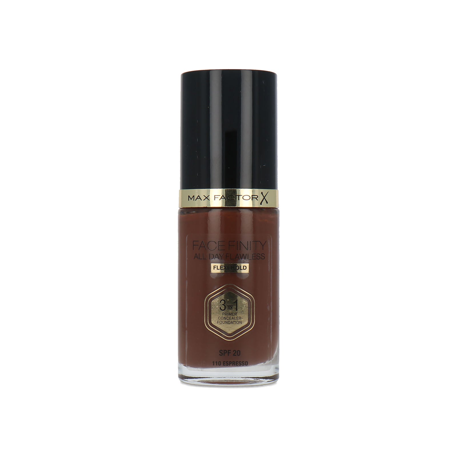 Max Factor Facefinity All Day Flawless 3 in 1 Flexi-Hold Foundation - 110 Espresso