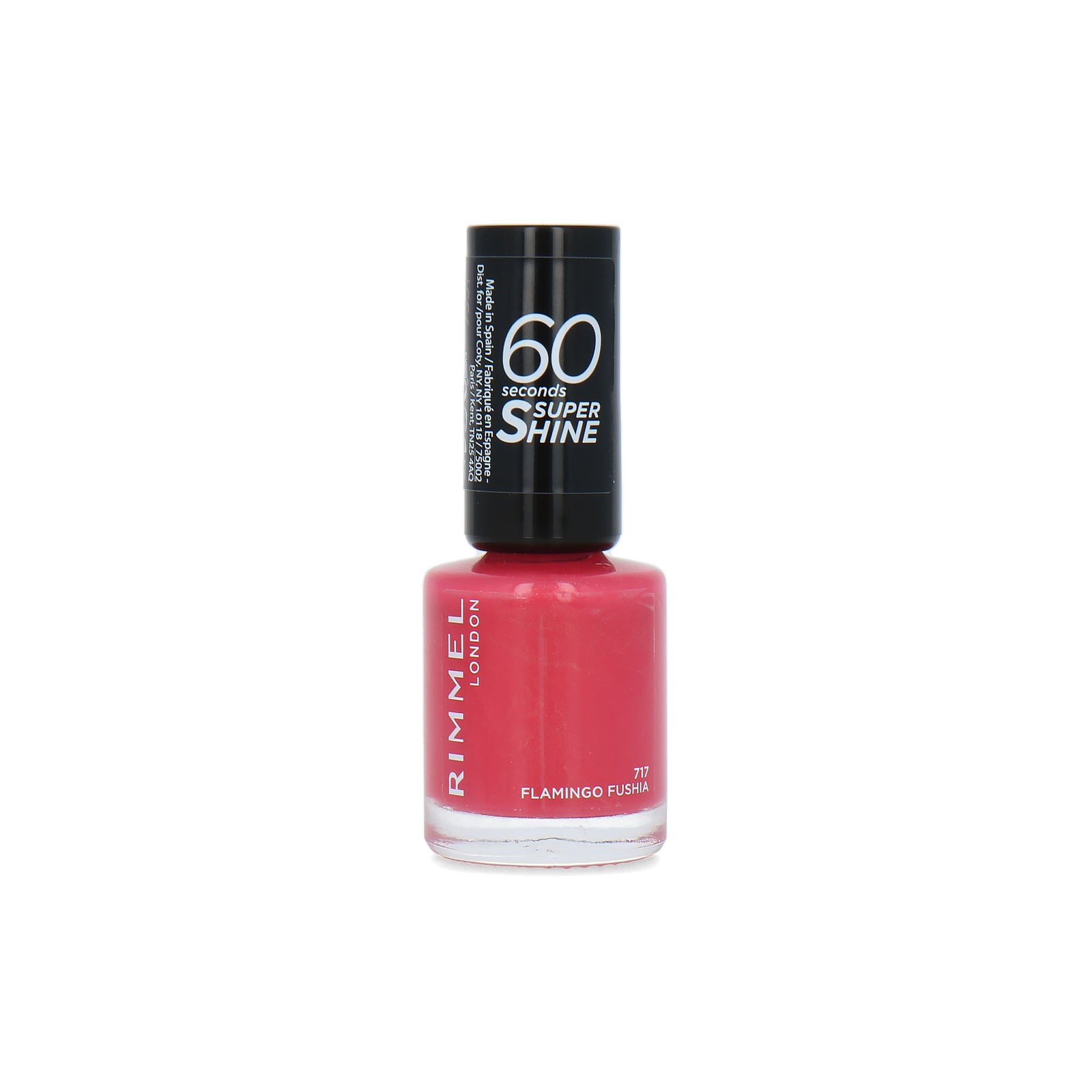 Rimmel 60 Seconds Super Shine Nagellak - 717 Flamingo Fuchsia