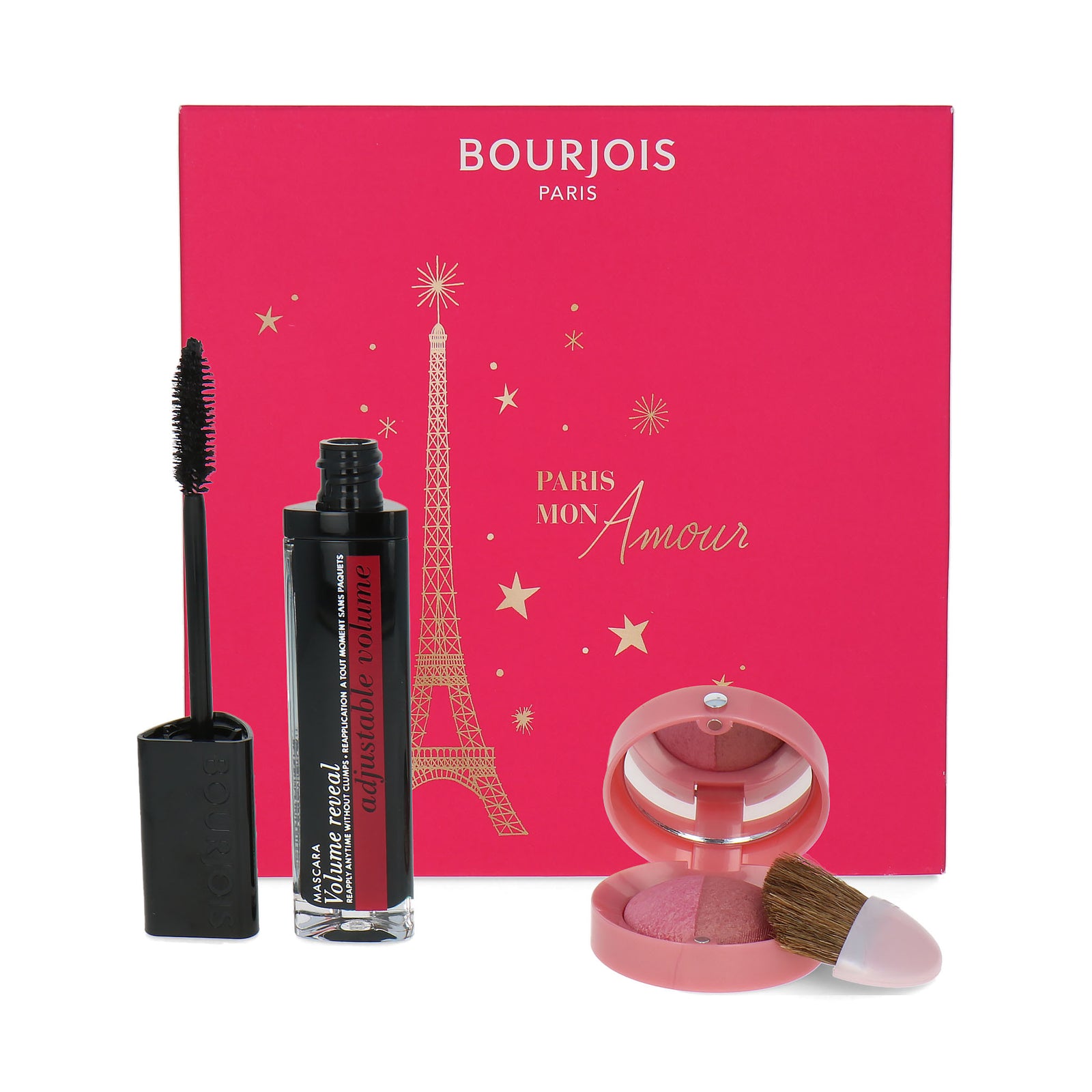 Bourjois Paris Mon Amour Cadeauset - Volume Reveal Mascara-Duo Blush