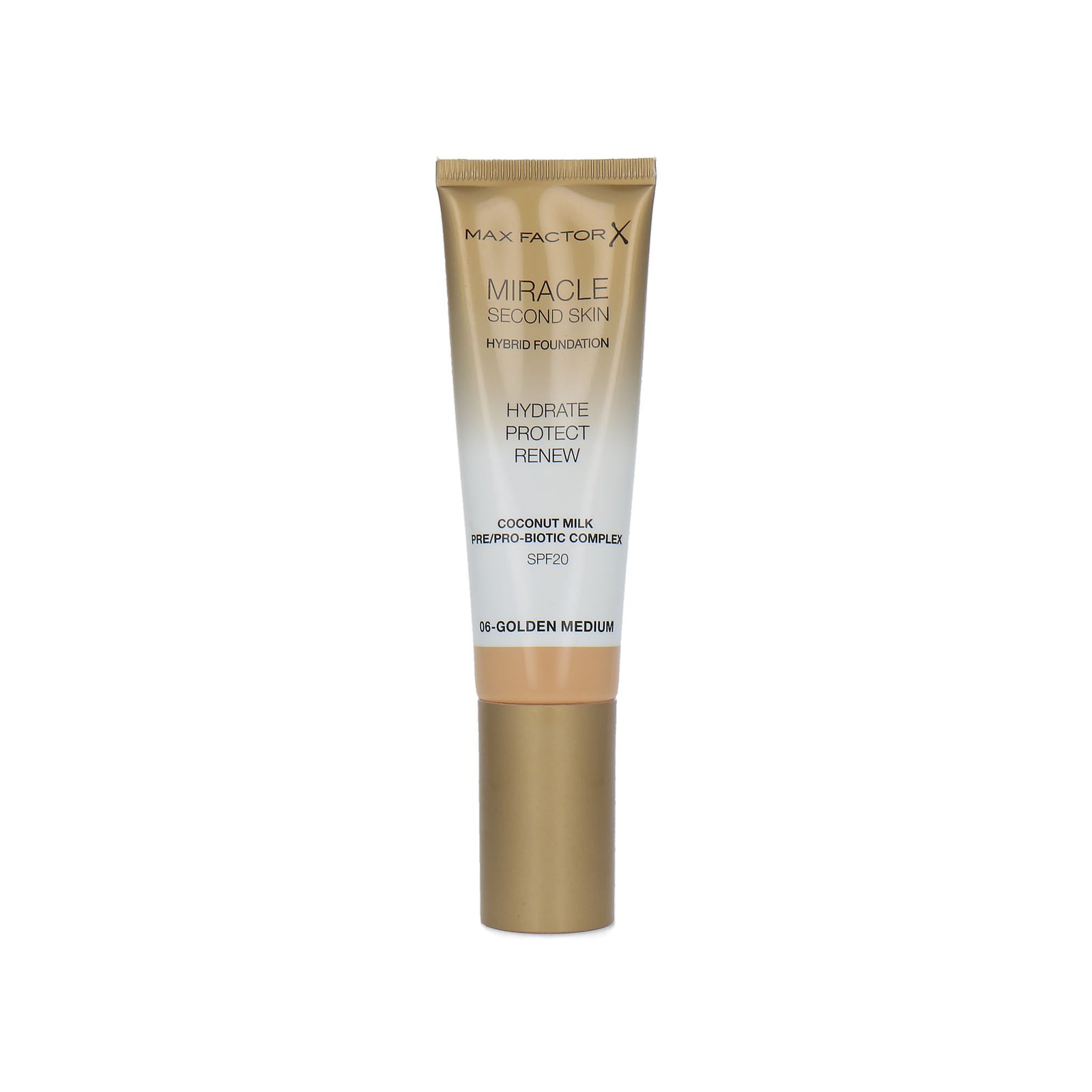 Max Factor Miracle Second Skin Foundation - 06 Golden Medium