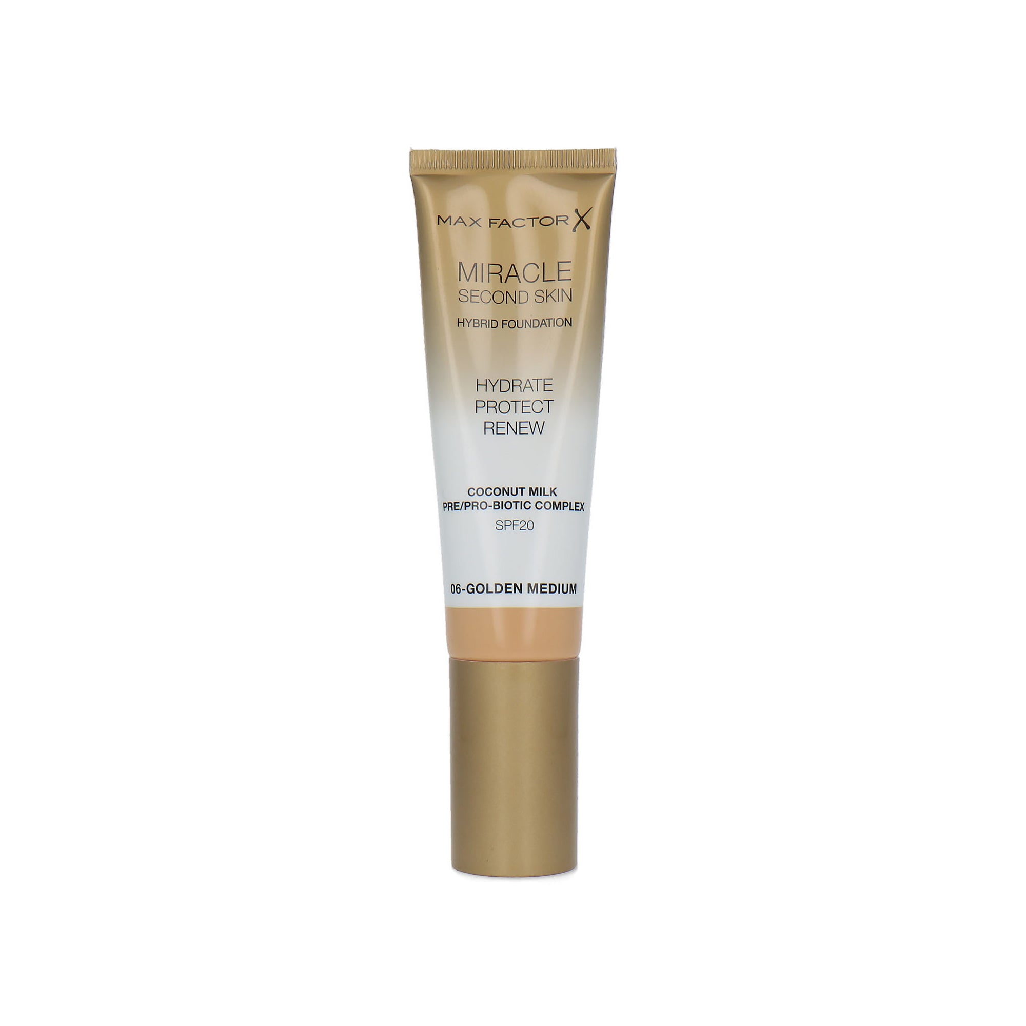 Max Factor Miracle Second Skin Foundation - 06 Golden Medium