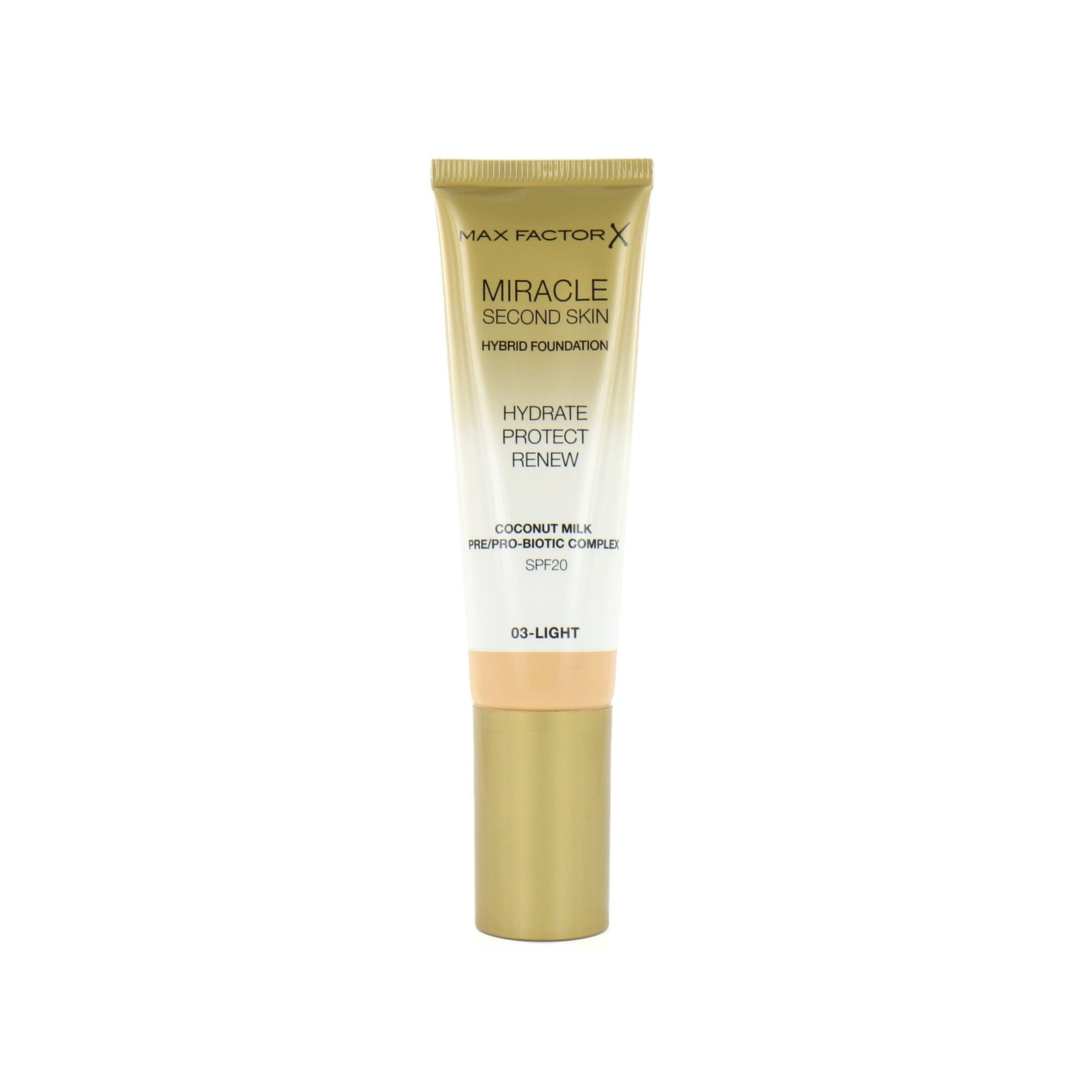 Max Factor Miracle Second Skin Foundation - 03 Light