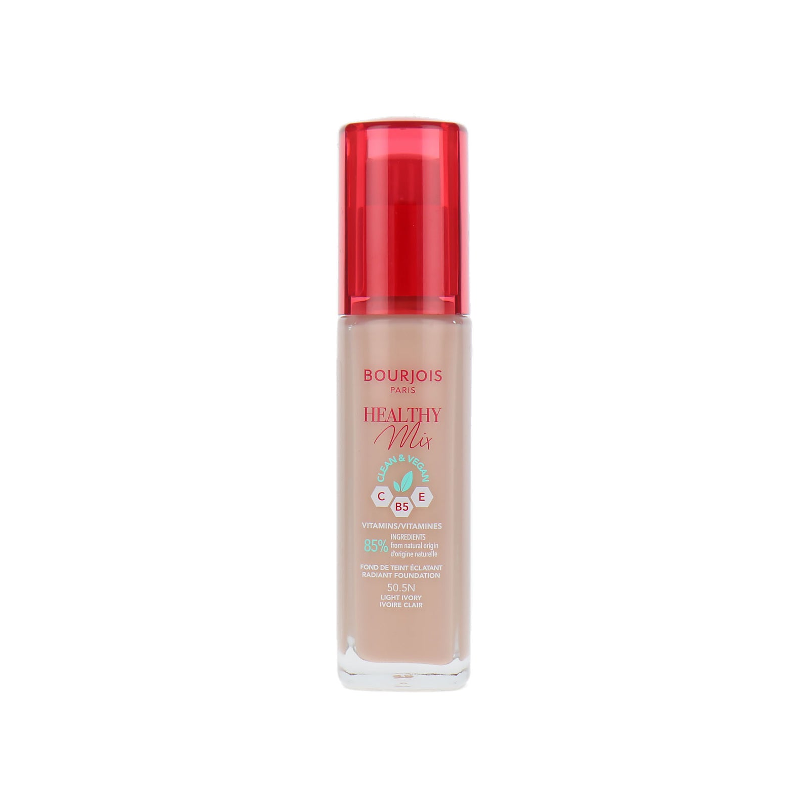 Bourjois Healthy Mix Clean & Vegan Foundation - 50.5N Light Ivory