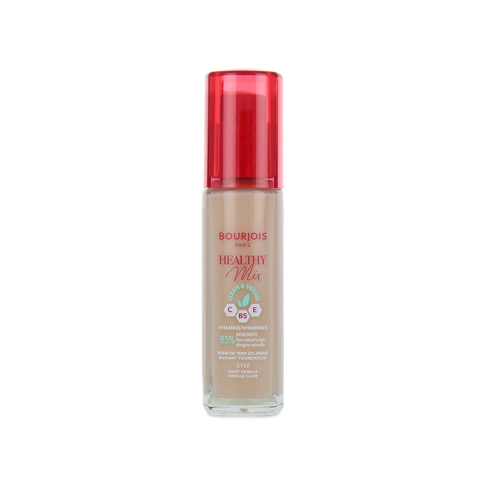Bourjois Healthy Mix Clean & Vegan Foundation - 51W Light Vanilla